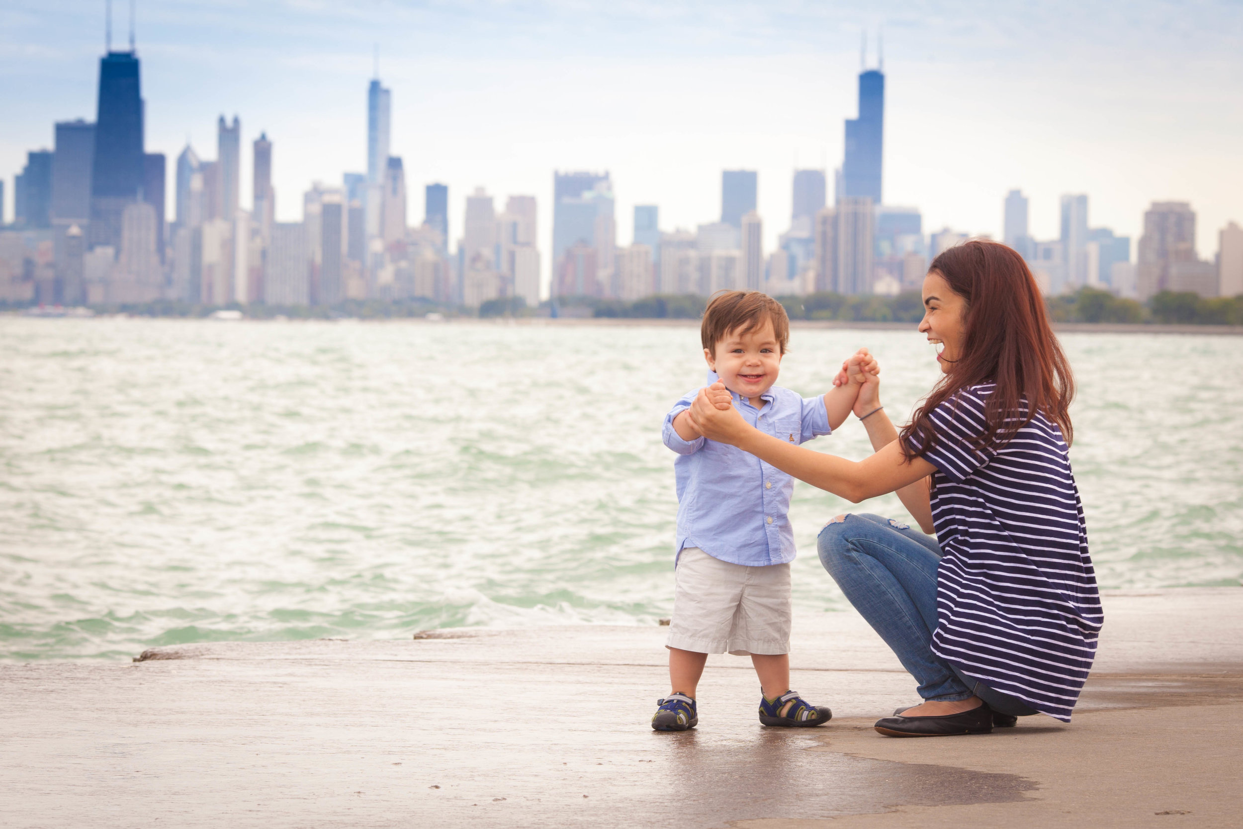 Chicago Family Photographer Montrose Harbor