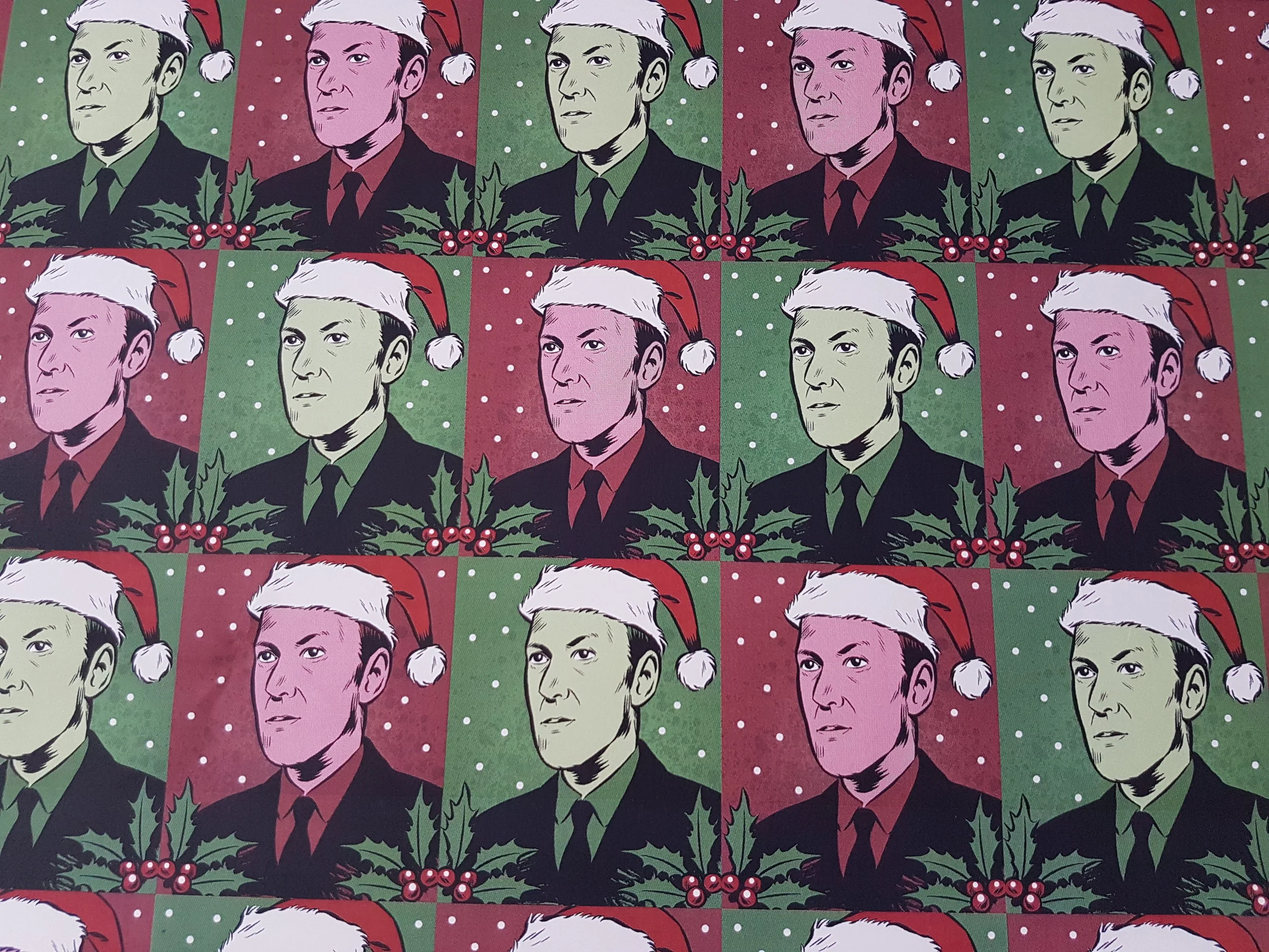 H.P Lovecraft Festive Wrapping Paper