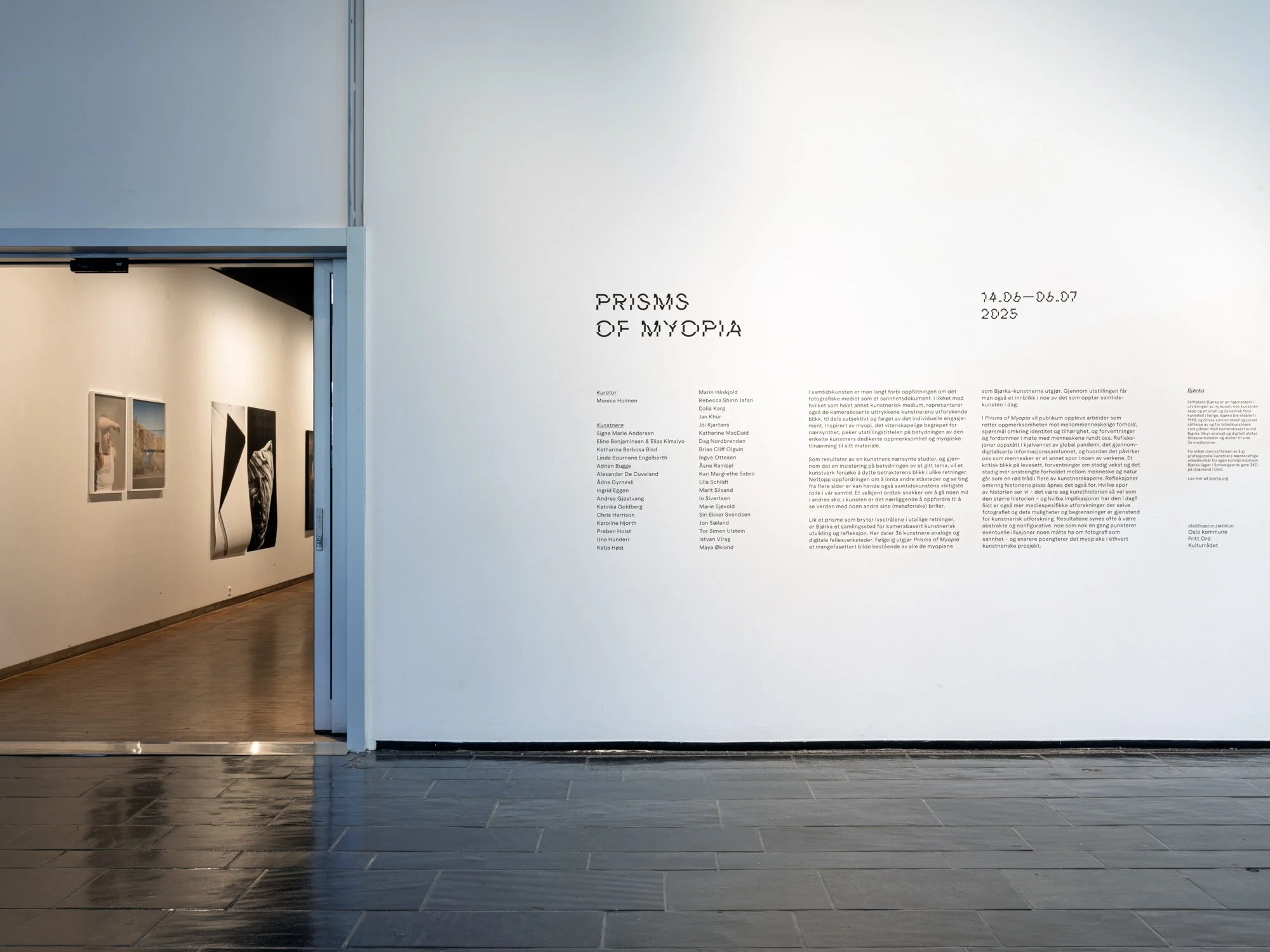 Prisms of Myopia at Gamle Munch — 14.06-06.07.25
