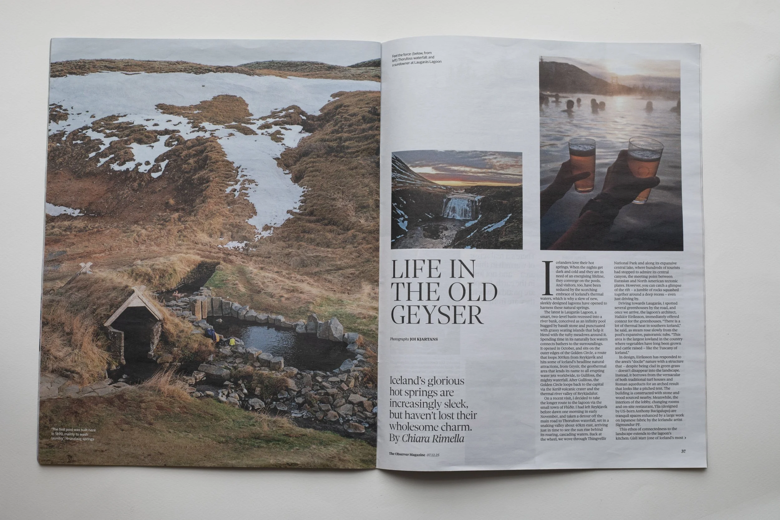 The Observer — Iceland Lagoon Travel Story