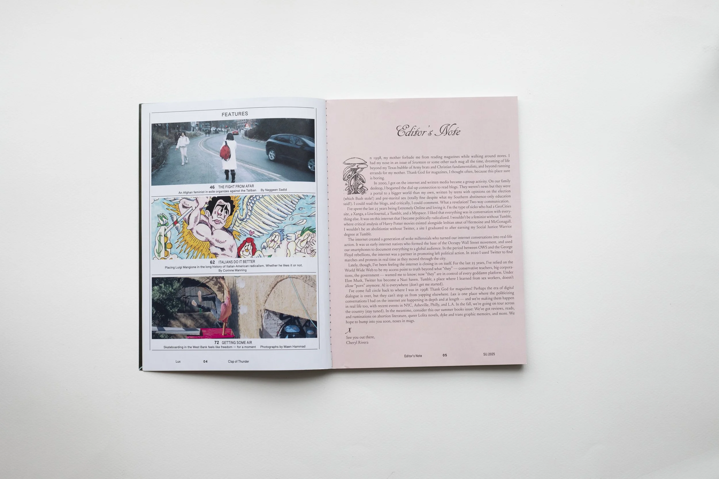 Lux Magazine — Hoda Khamosh Interview