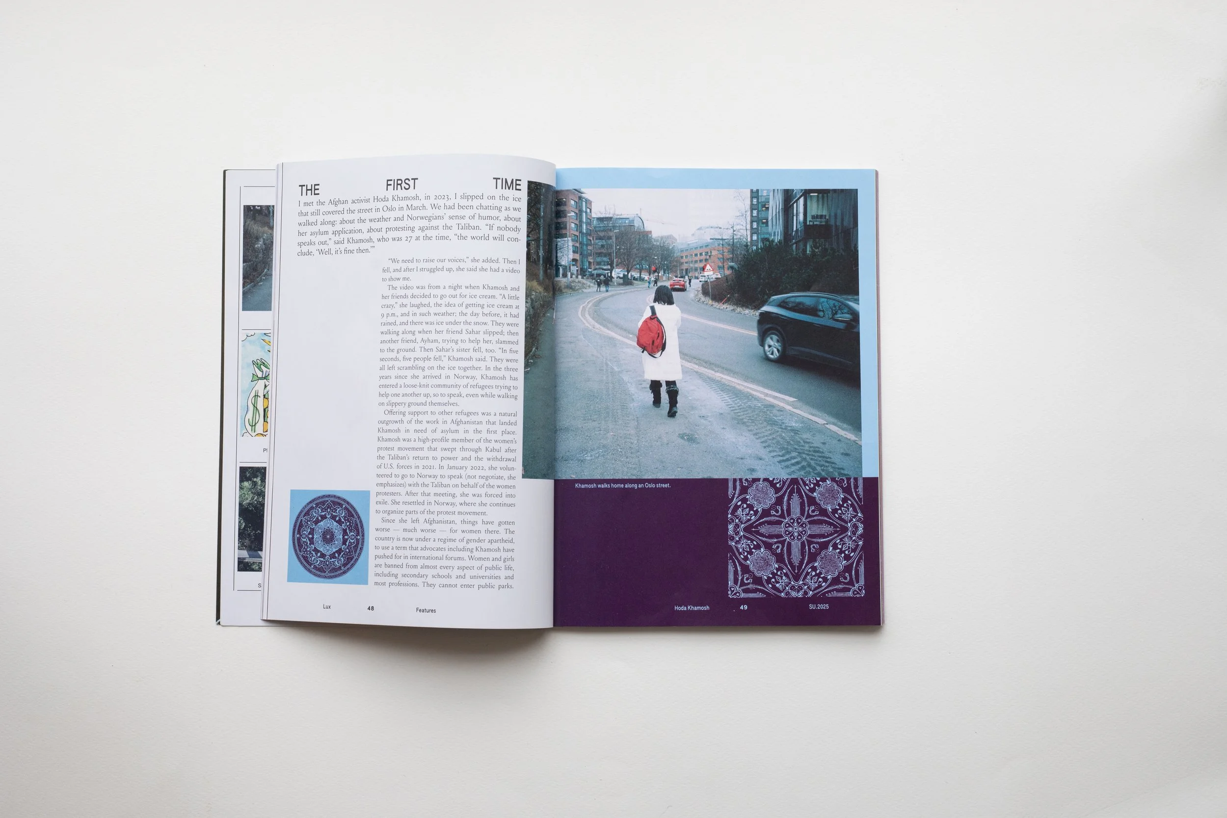 Lux Magazine — Hoda Khamosh Interview