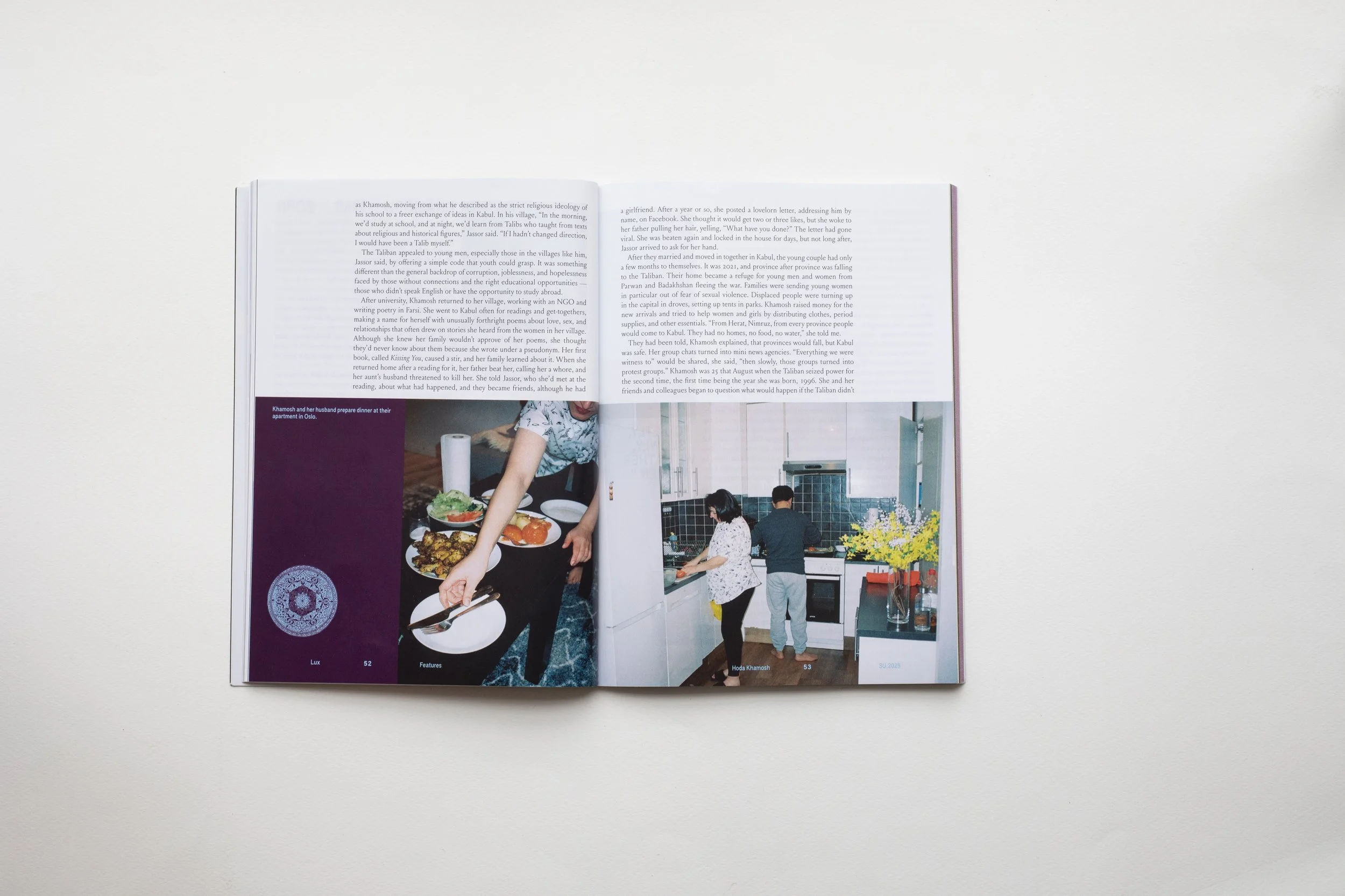 Lux Magazine — Hoda Khamosh Interview