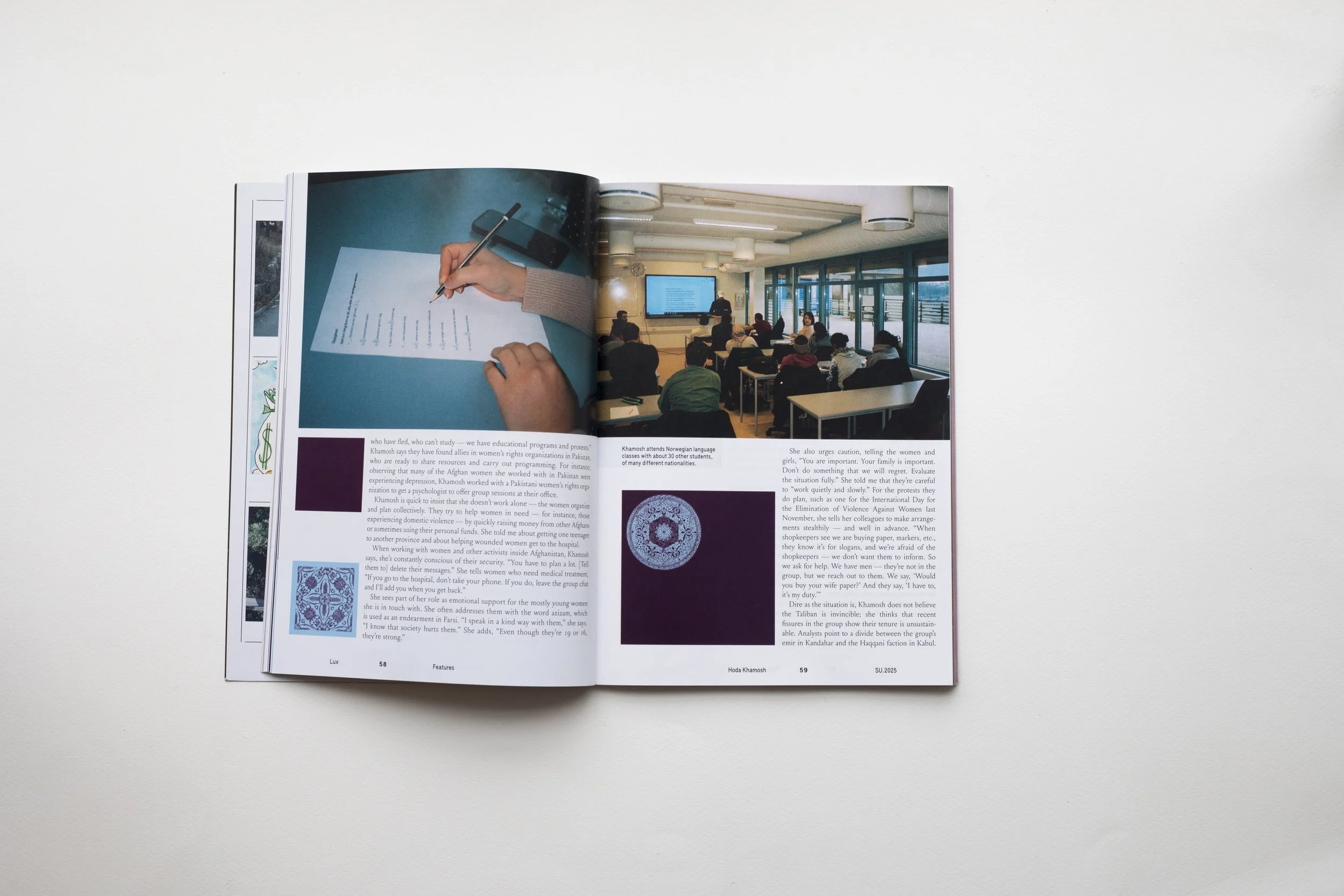 Lux Magazine — Hoda Khamosh Interview