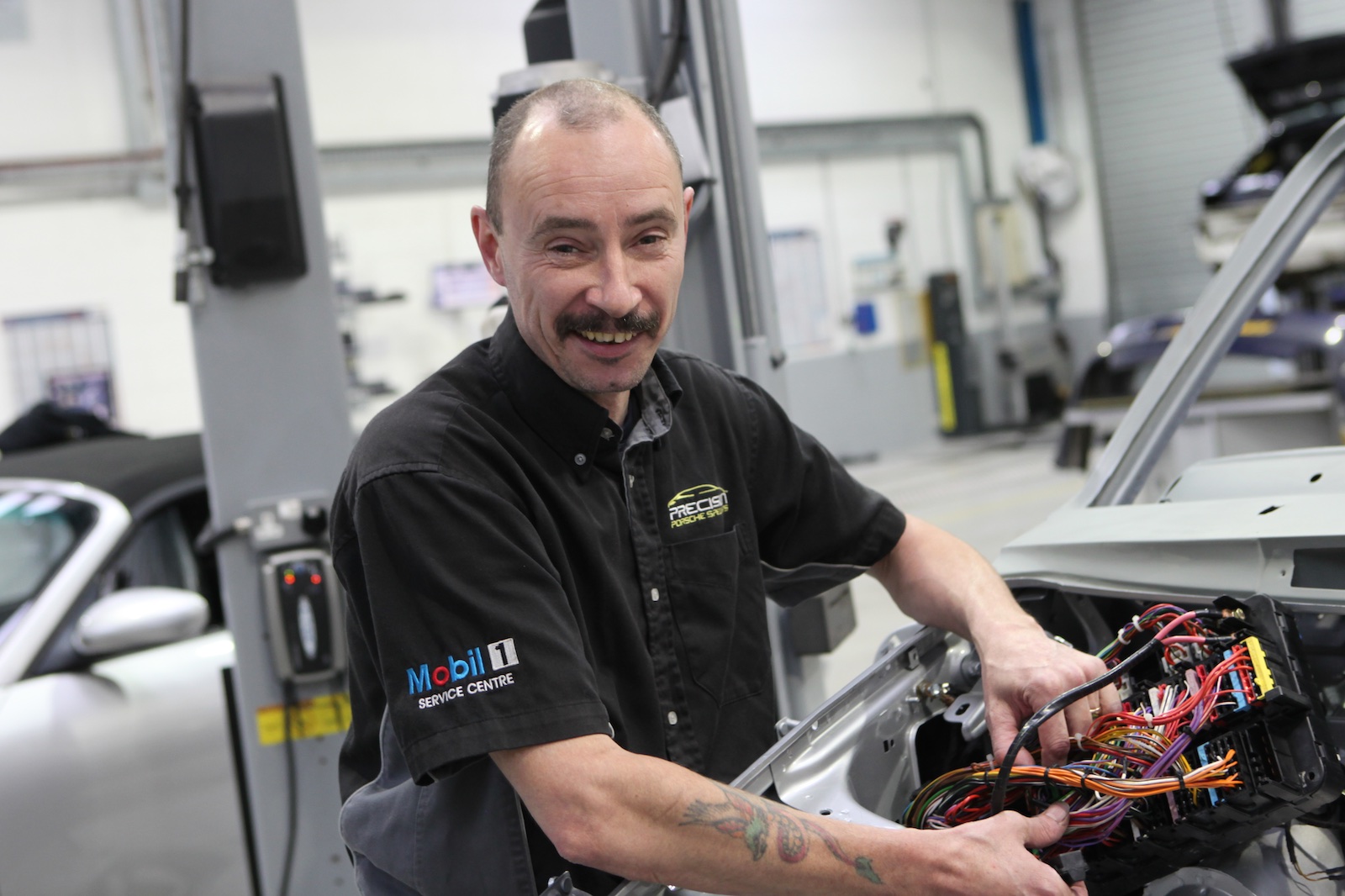 Ian Florence, Senior Technician Ian is a City & Guilds trained Porsche technician with 35 years experience in Vehicle Technologies, the last 10 with a Porsche main dealer. He has gained training and experience on the latest Porsche technologies including Porsche diesel and hybrid models. Ian specialises in fault diagnosis and loves nothing more than getting buried under a bonnet, covered in wires and test equipment. He also loves to fix a Targa roof, so now you know where to come. Ian is another valuable asset to our diverse team.