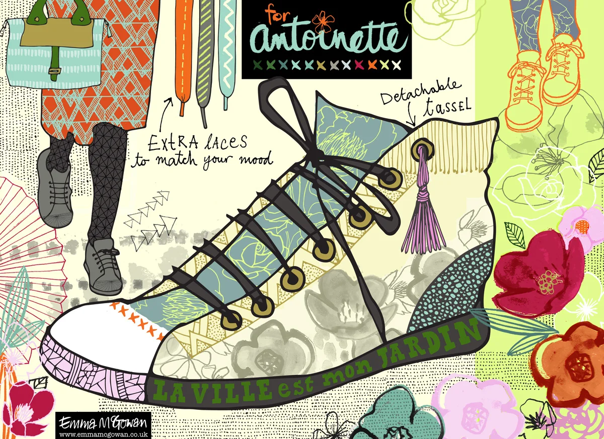 Sneakers for Antoinette, my Round 1 entry © Emma McGowan