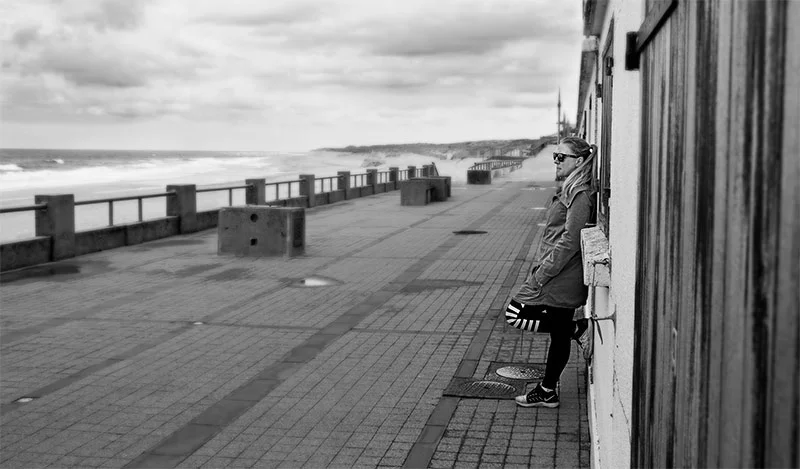 The calm before the summer storm of tourist overcrowding this sleepy surfing village.