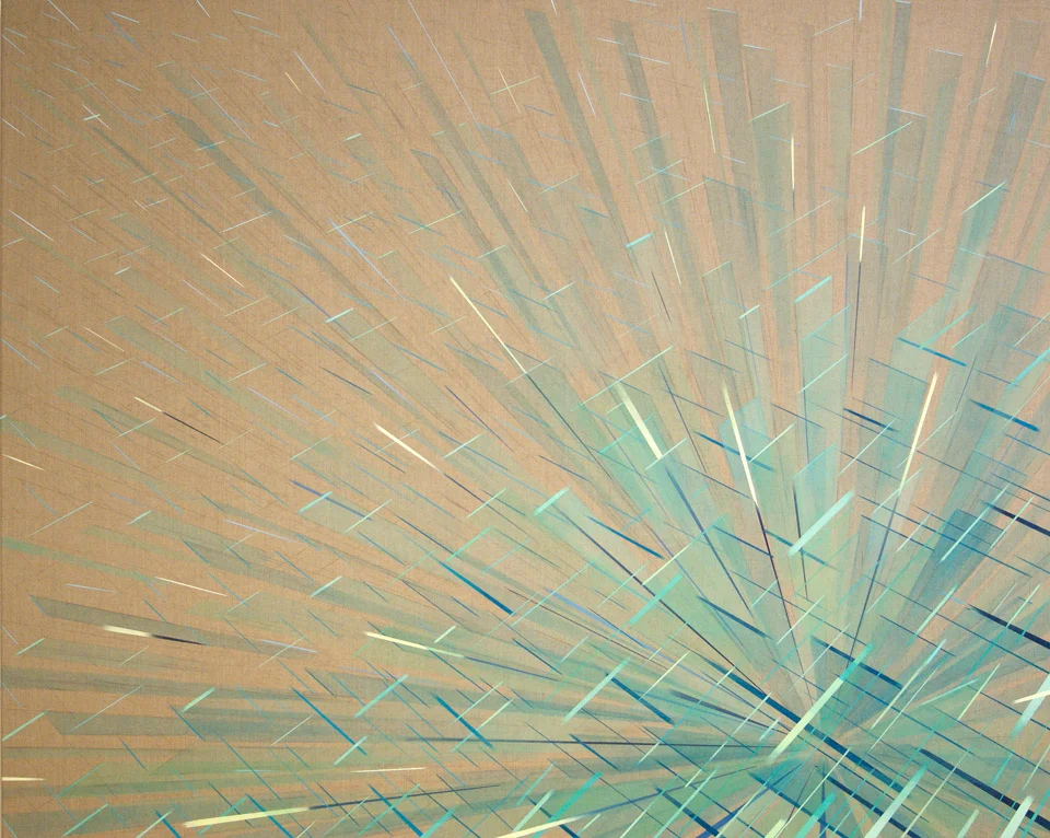   Surfacing   120x150cm, 2016   Acrylic on canvas  