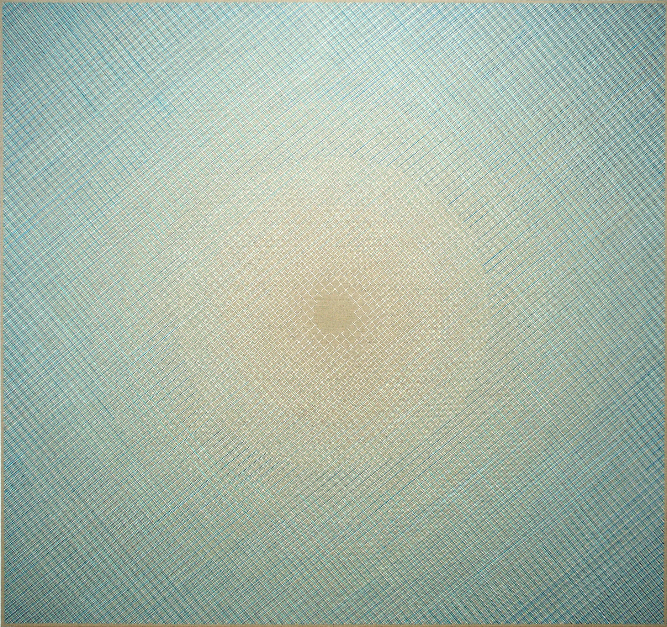 Radiating Space 160x170cm, 2016 Acrylic on canvas