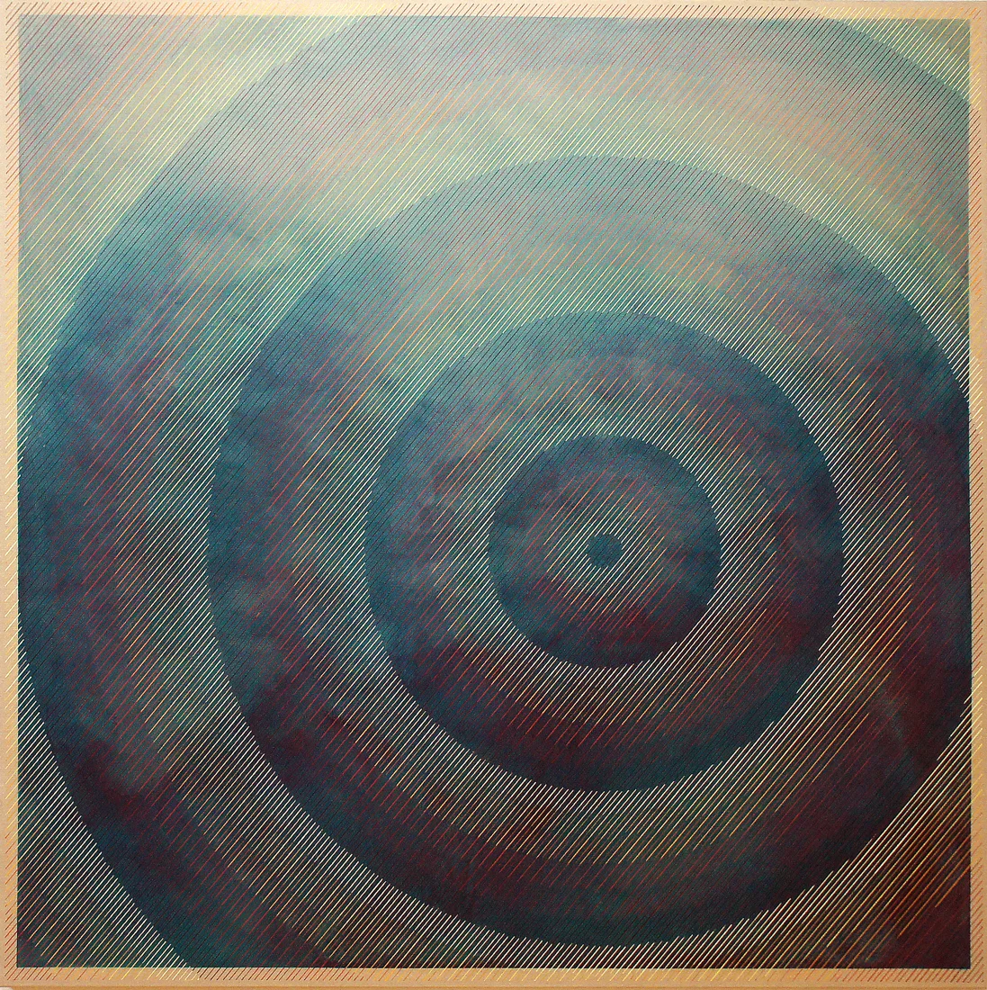Revealing source 200x200cm, 2016 Acrylic on canvas