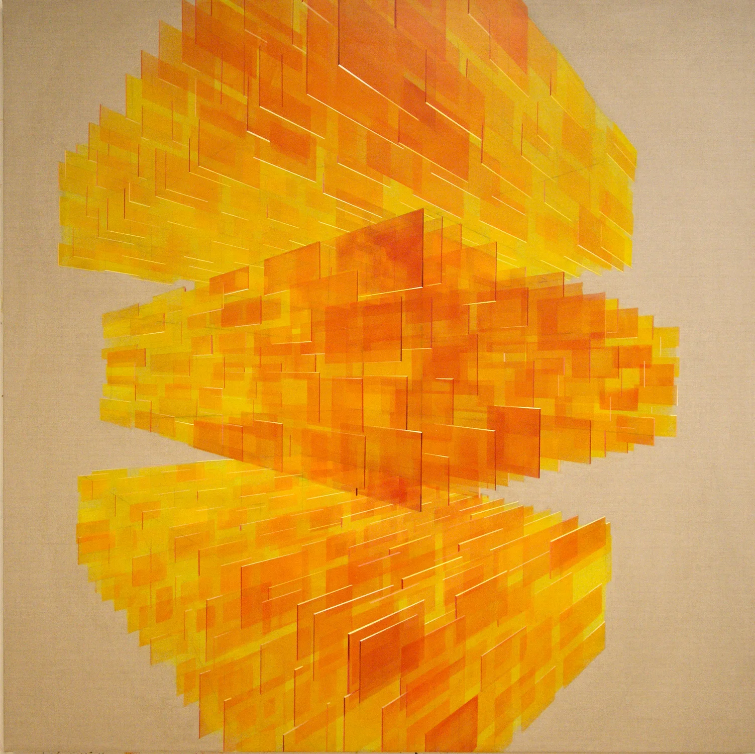 Monument to the Future acrylic on canvas 180x180cm, 2015
