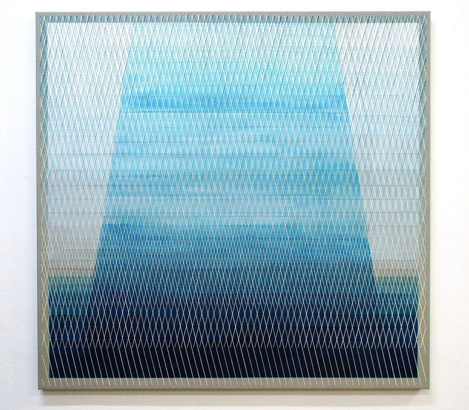 Monolith 125x130cm, 2017 Acrylic on canvas