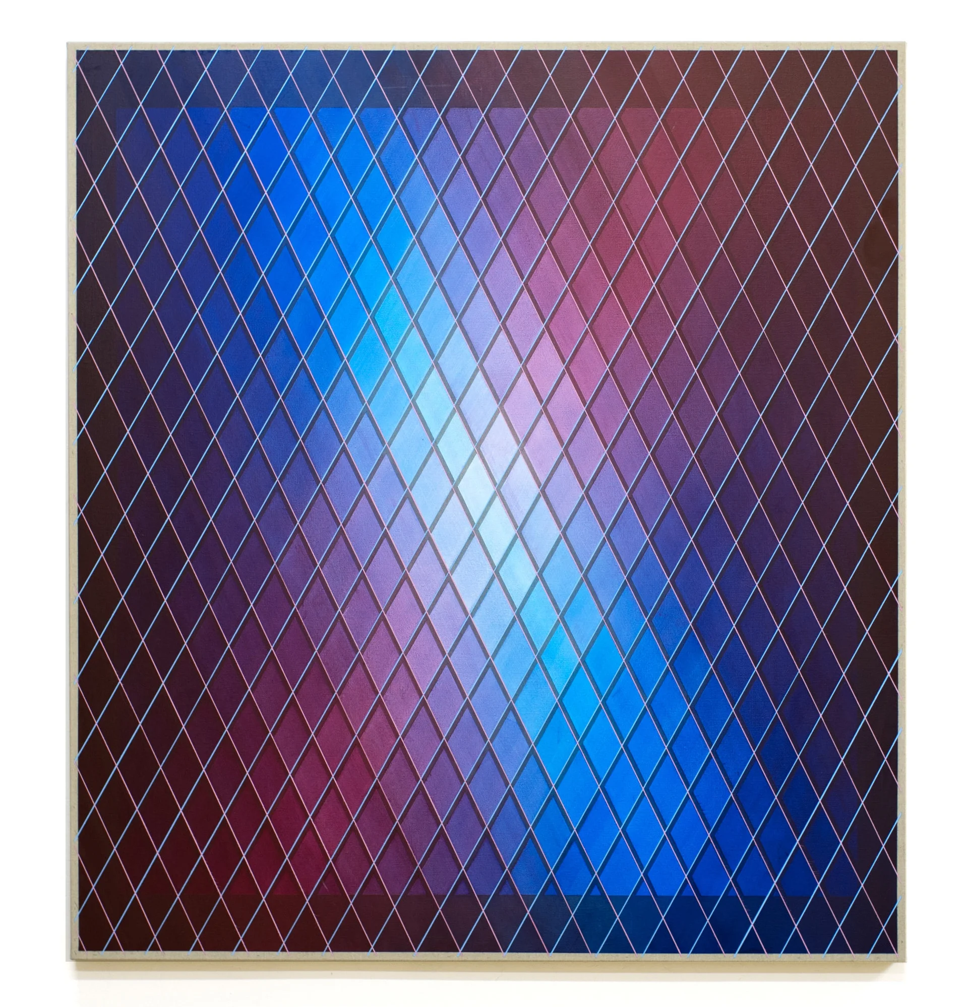Interaction No.13 110x100cm, 2019 Acrylic on canvas