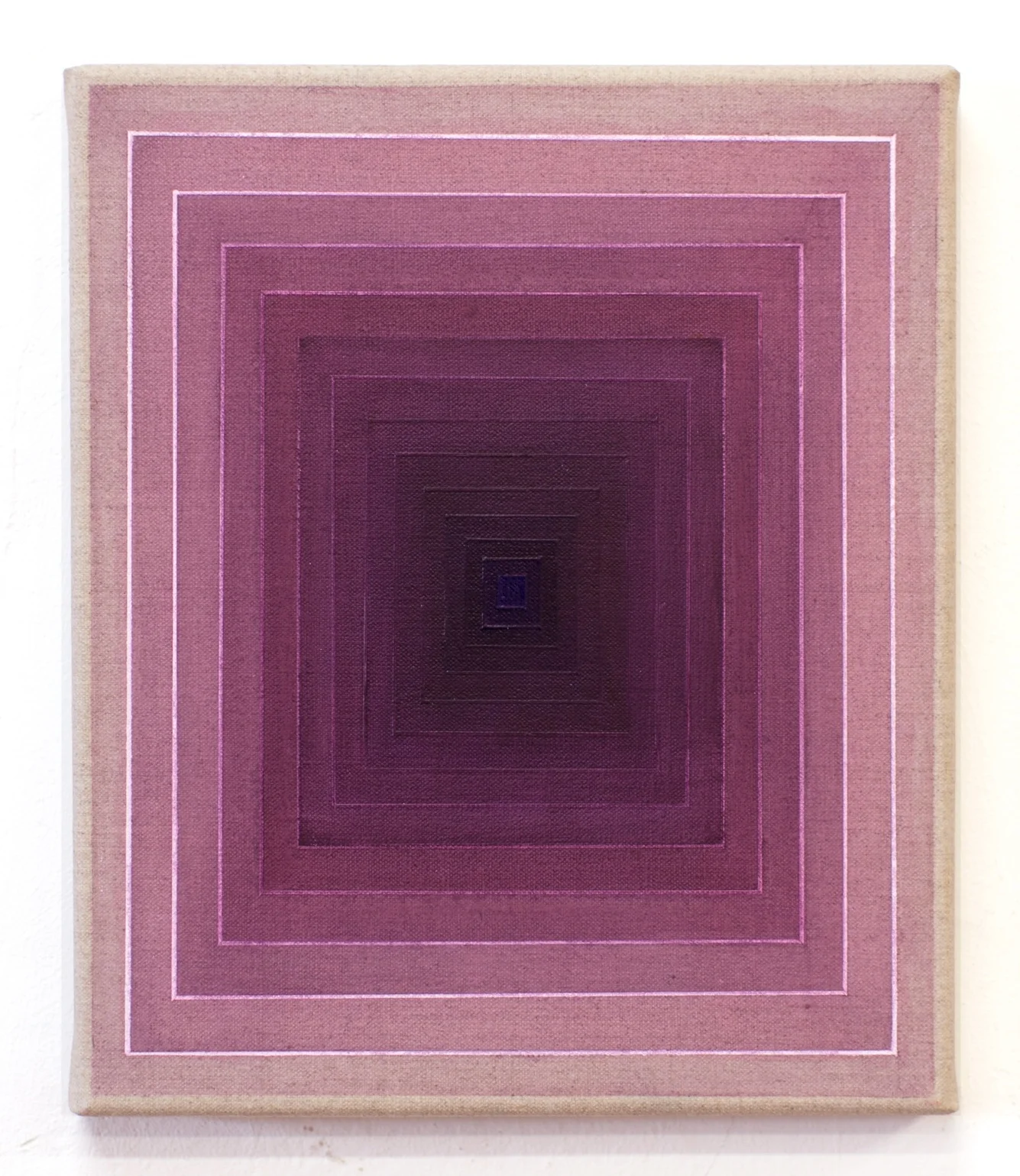 Pulse No.4 30x25cm, 2018 Acrylic on canvas