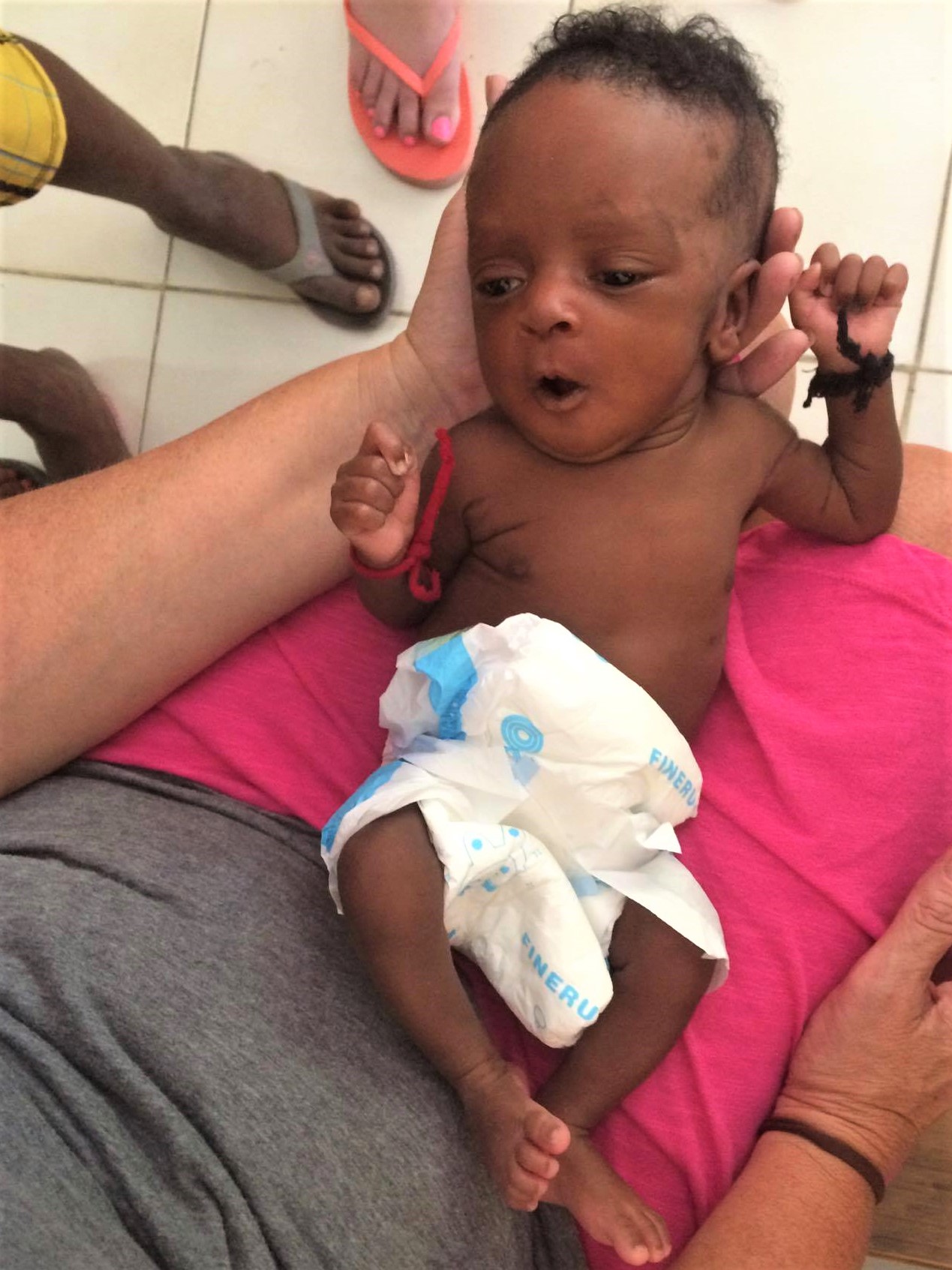 Naisha at 20 days old
