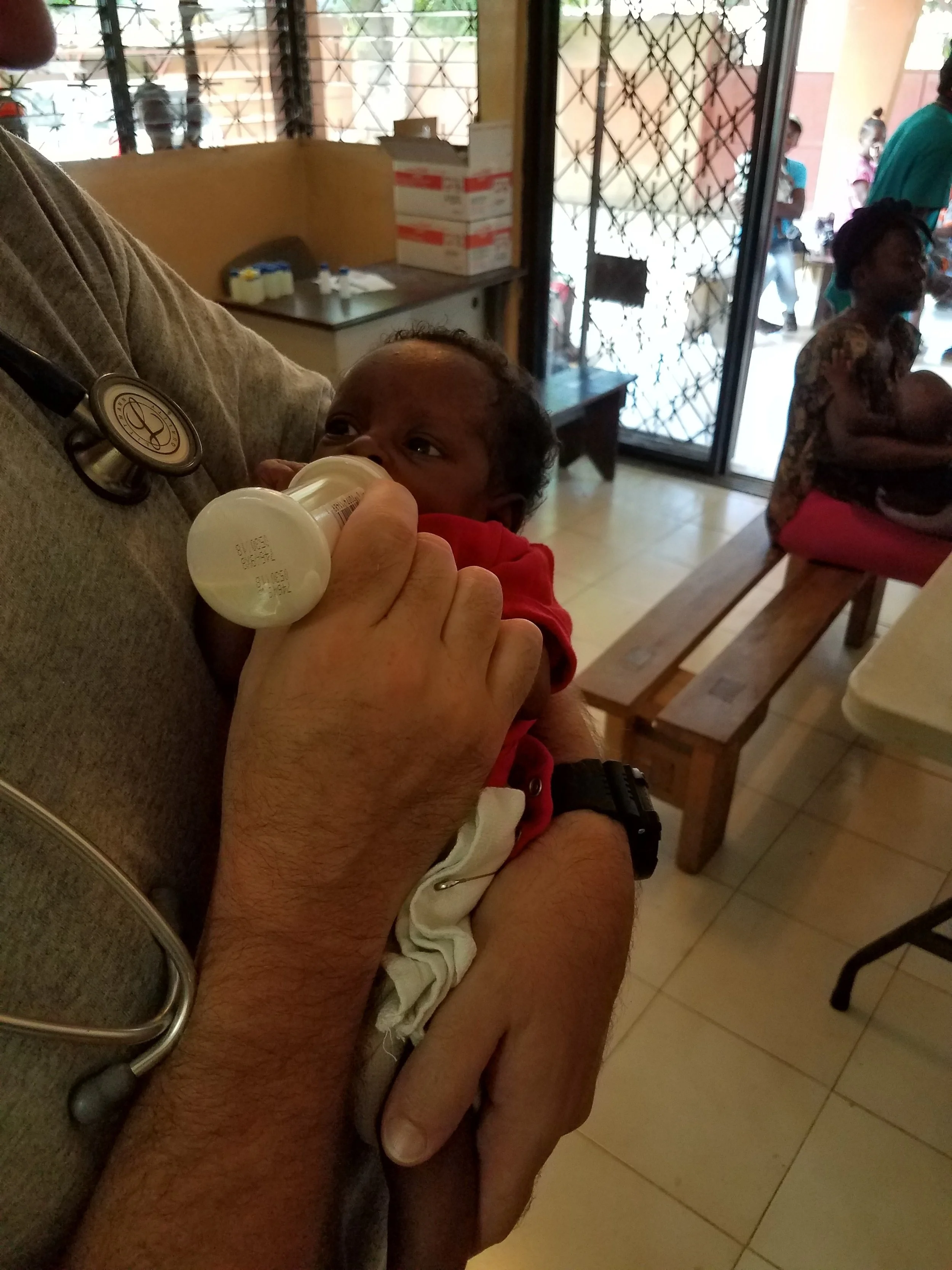 "My first taste of real food!"