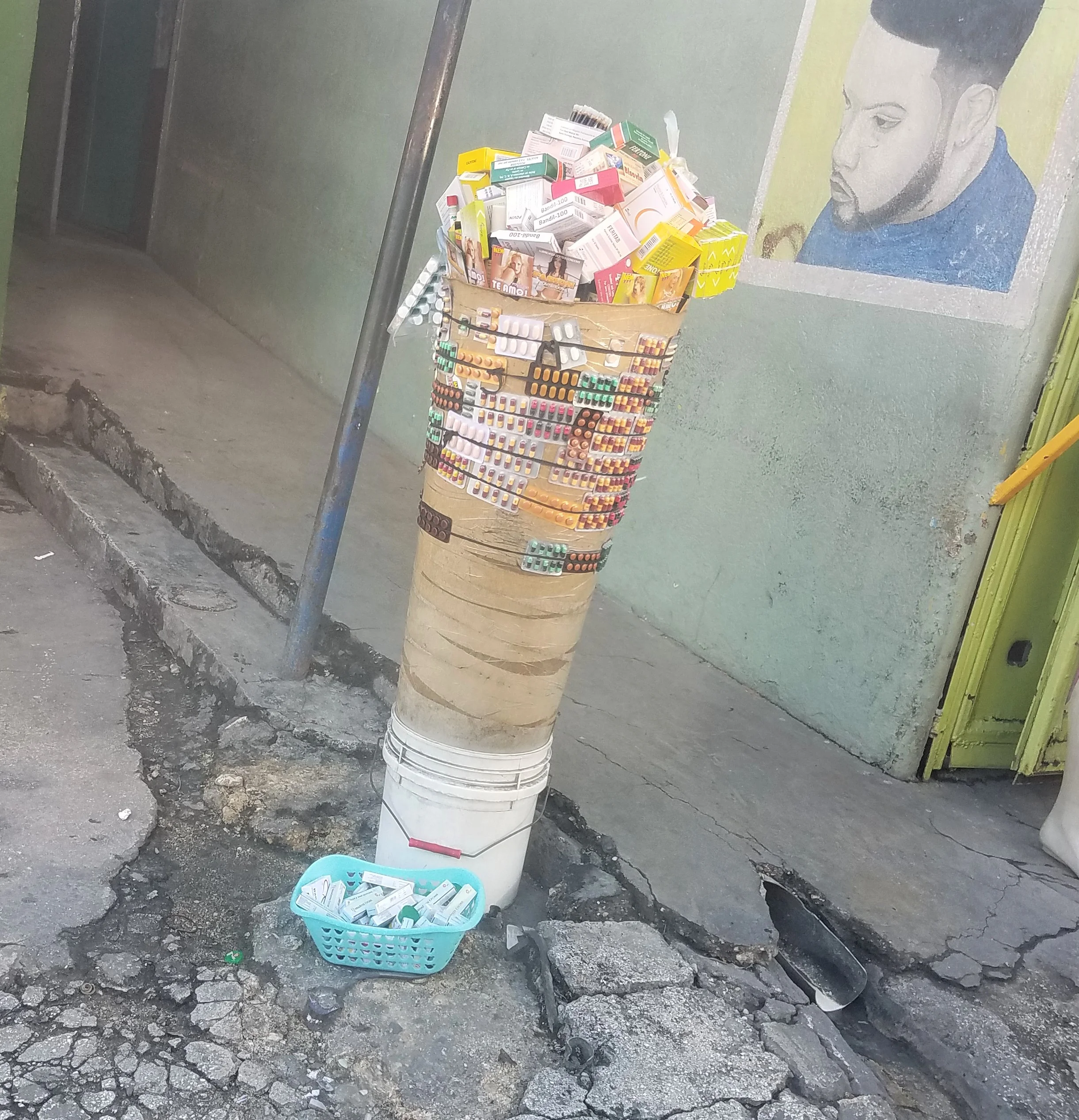 The cone of drugs — a mobile drug store