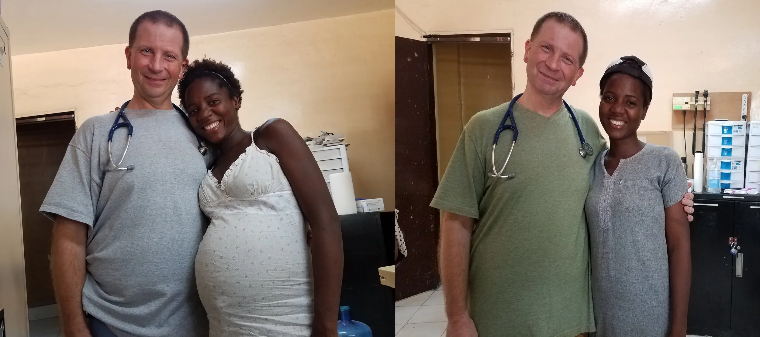 Daphnie and I. Left June 2018 and right September 2019