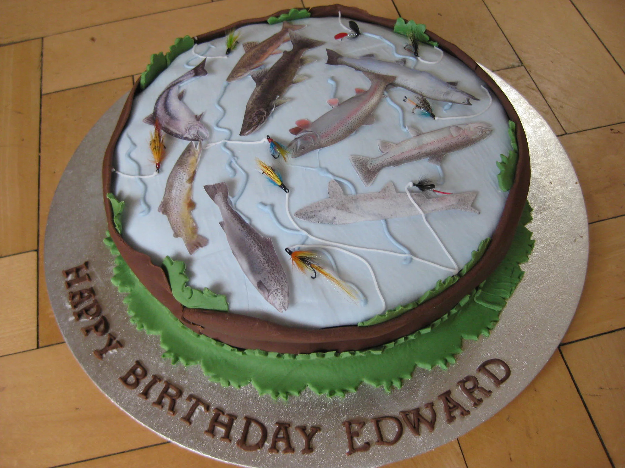 fly fisherman, chololate sponge.jpg