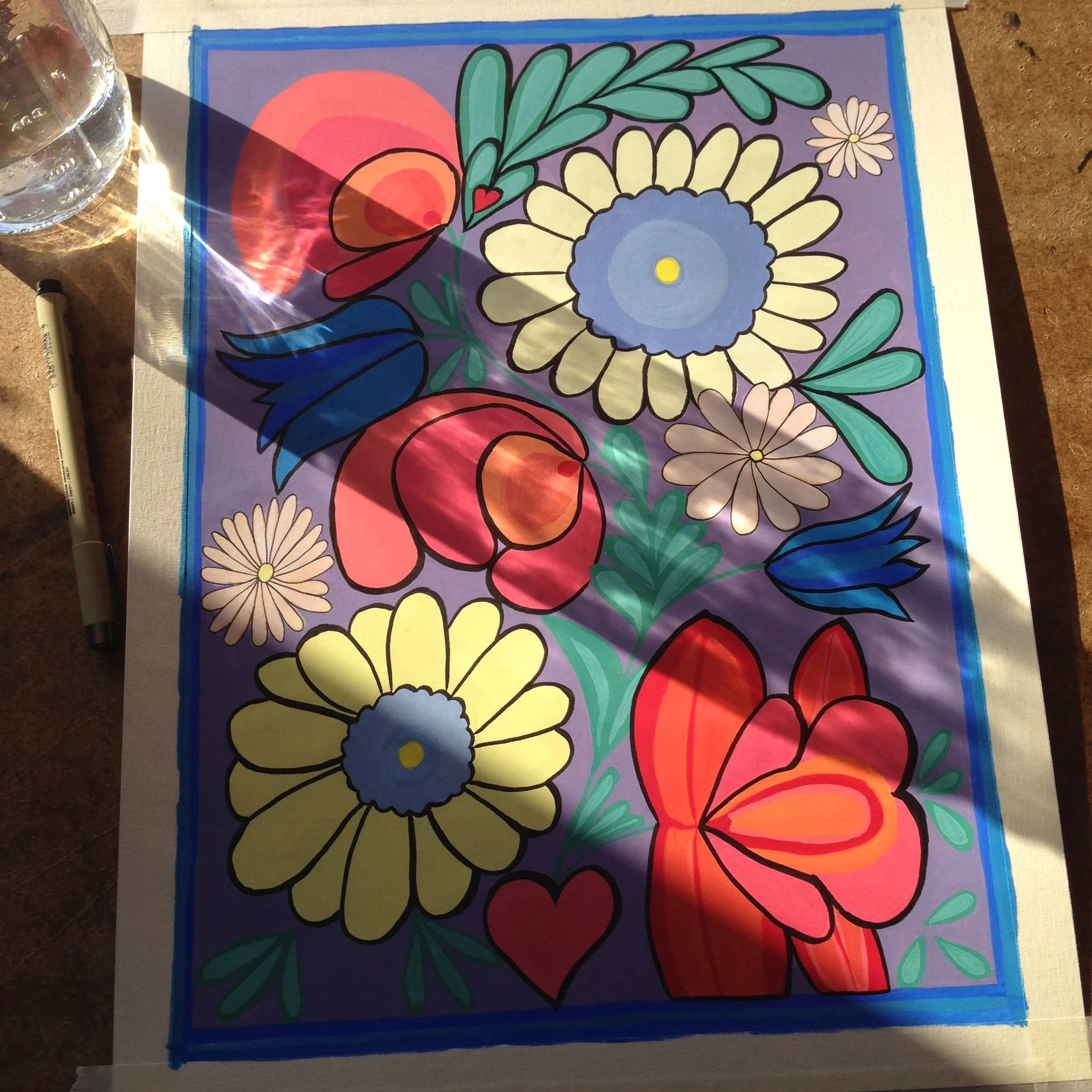 Art Show: Roots, Sun, Flower: A Call From My Ancestors, March 2018