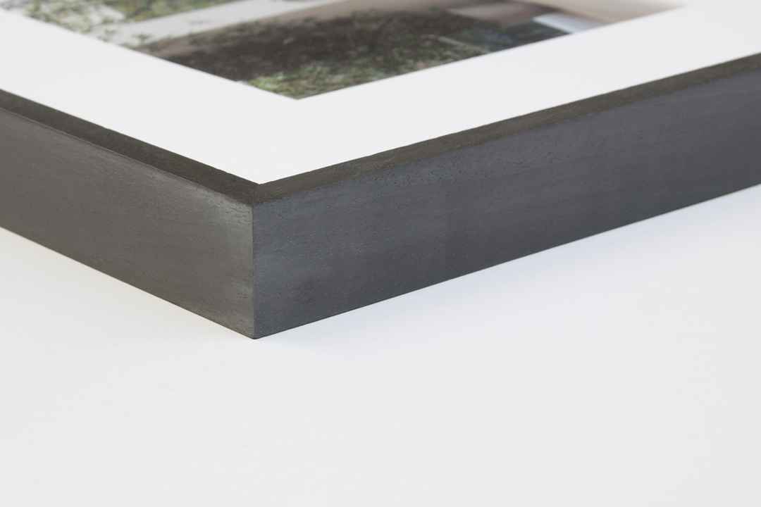 Grey/silver stained WALNUT
