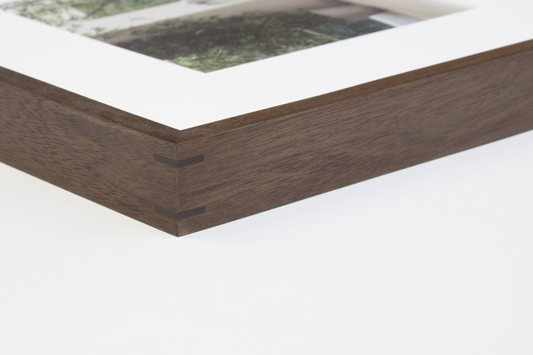 Medium brown stained WALNUT