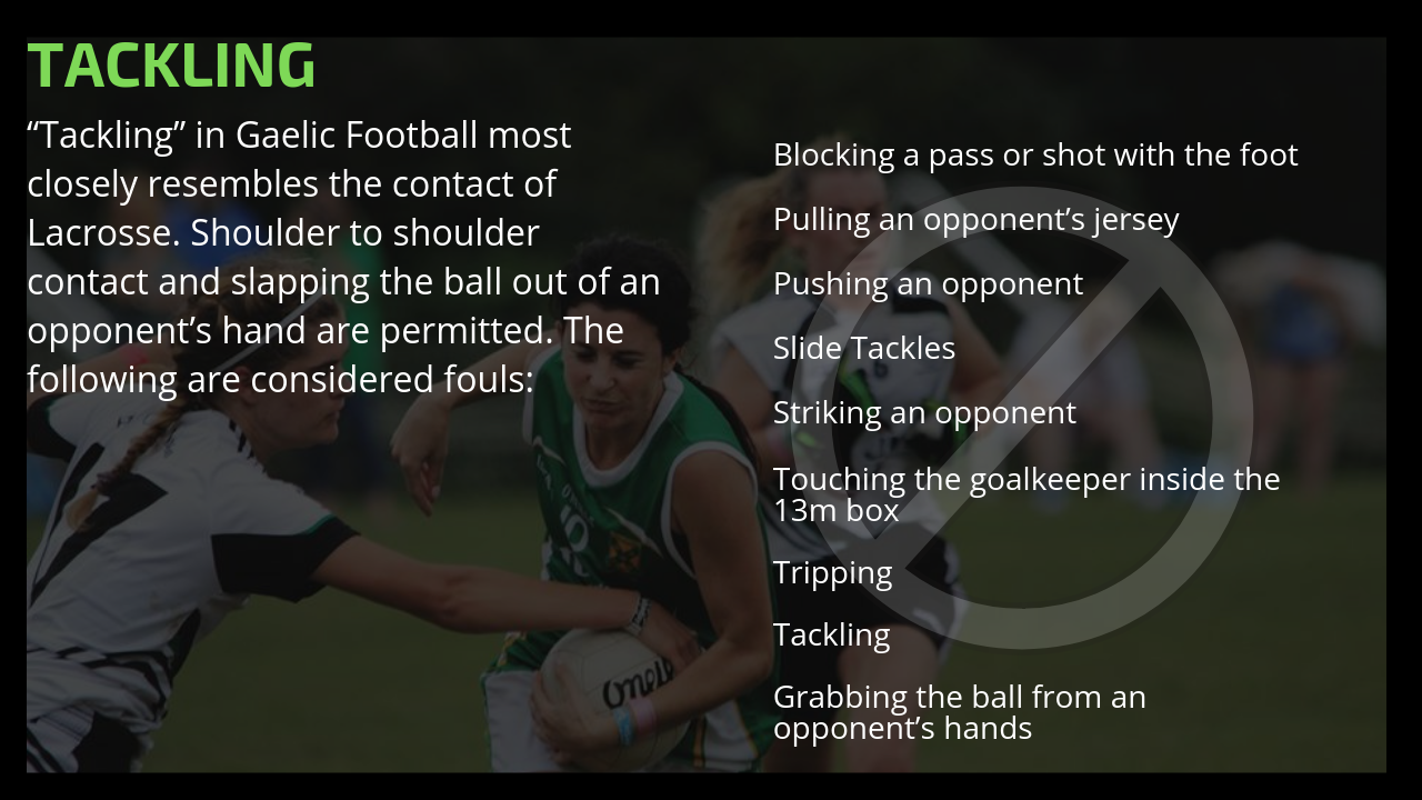 Gaelic Football — Charlotte James Connolly's Gaelic Athletic Association