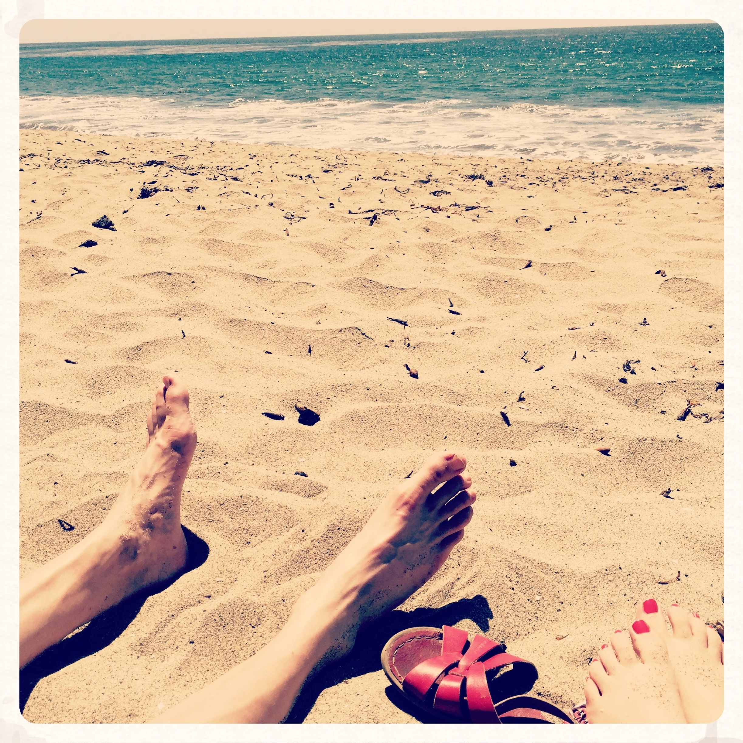 The beautiful pacific ocean.