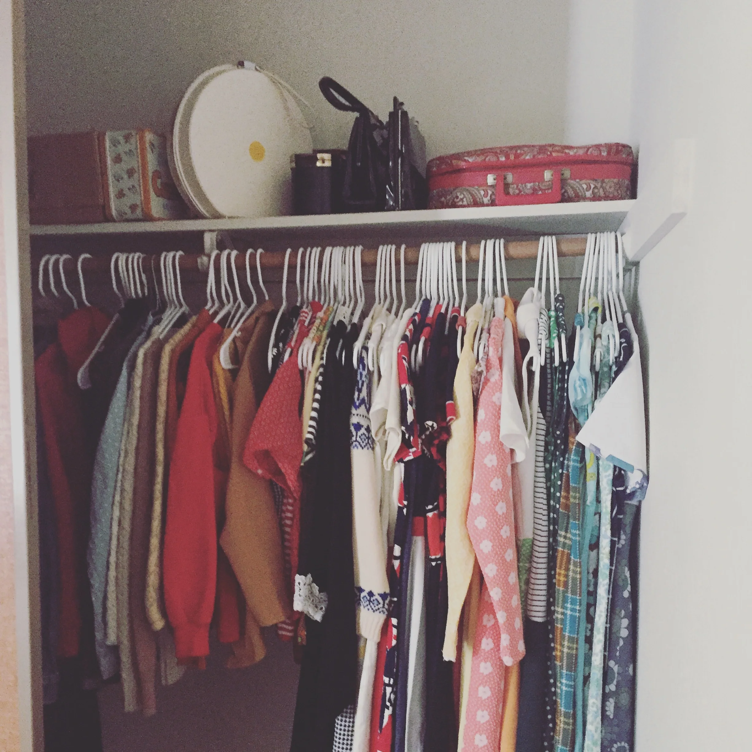 My vintage closet. 