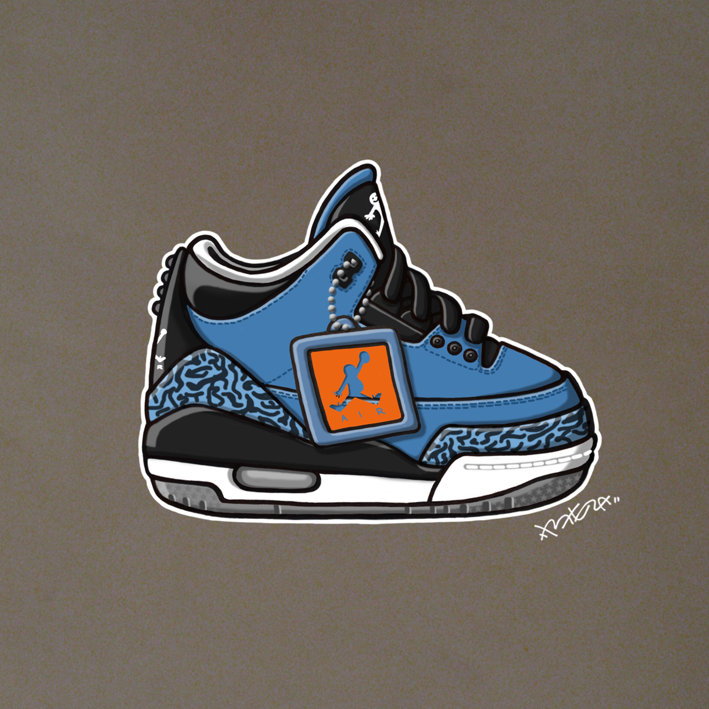 Air Jordan III Powder Blue