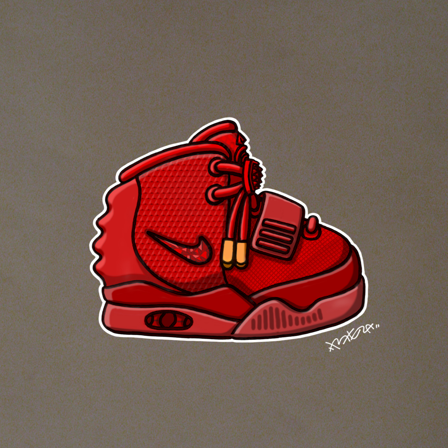 Air Yeezy Red October