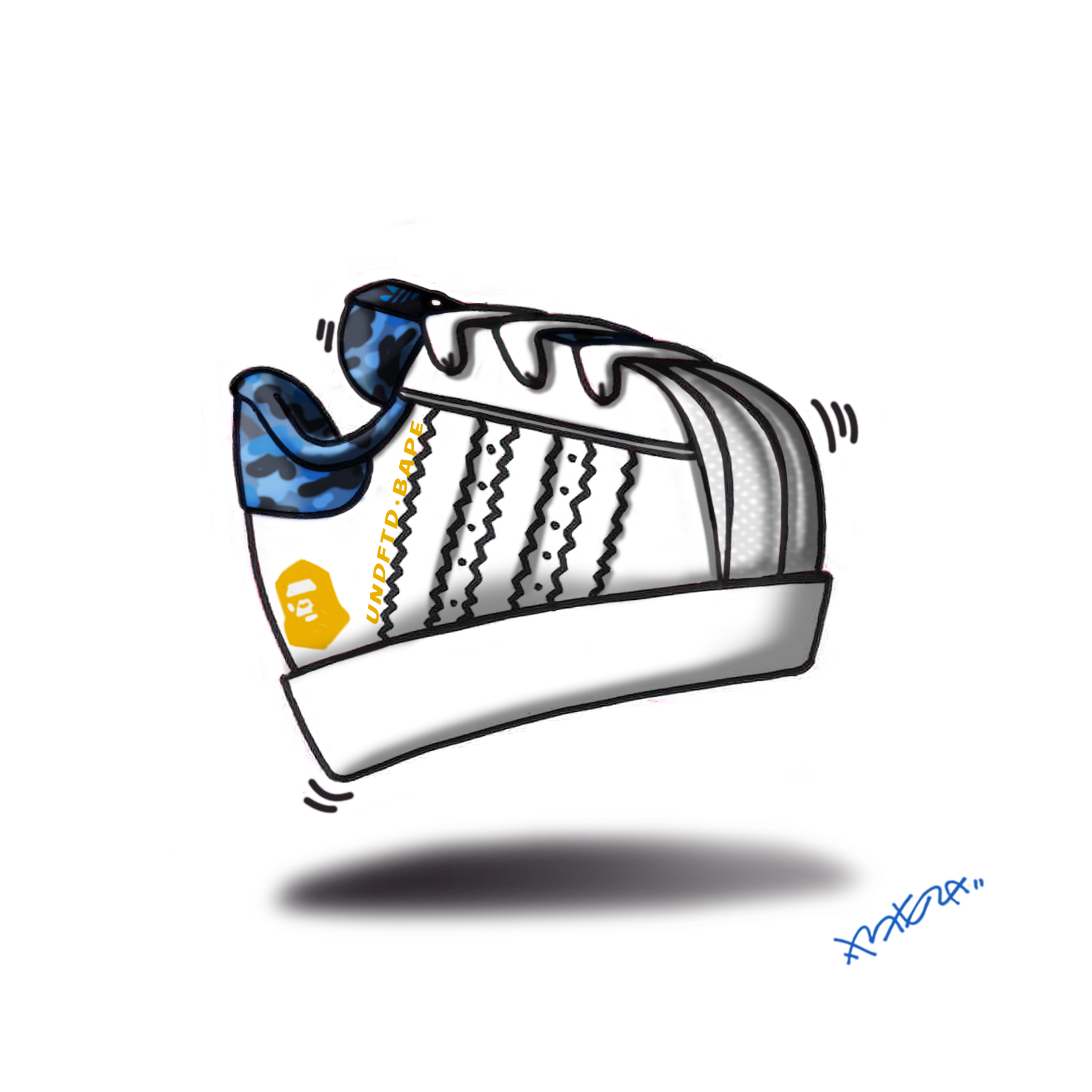 Adidas Superstar Bape