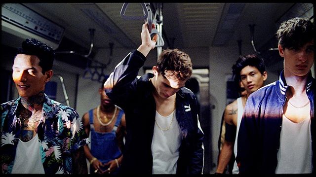 boybanding on trains #PUMA @kodak_shootfilm 35mm
