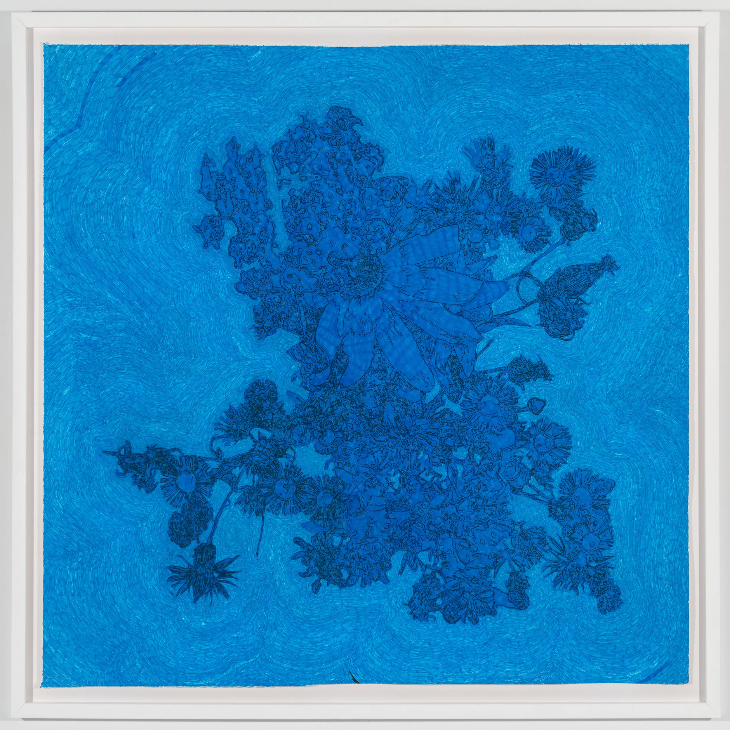 forget the flowers pen on paper 36 inches x 36 inches 2014