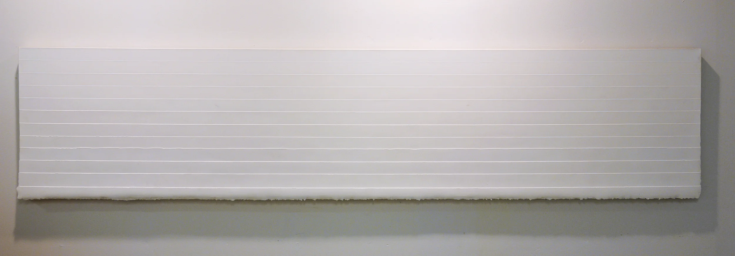 tomb gesso on canvas 24 inches x 108 inches 2011