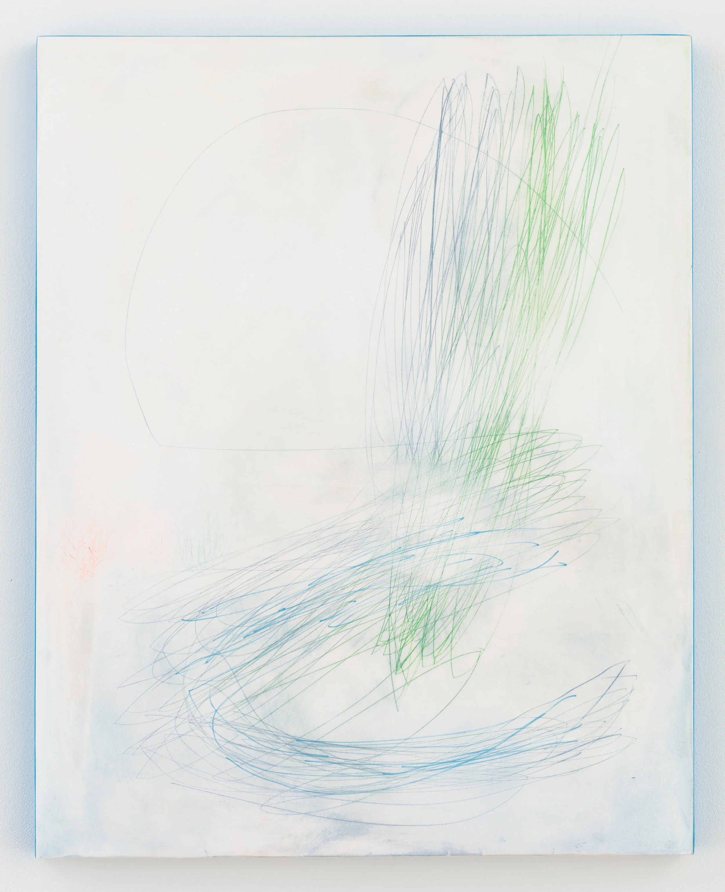 untitled 30 inches x 24 inches acrylic on panel 2017