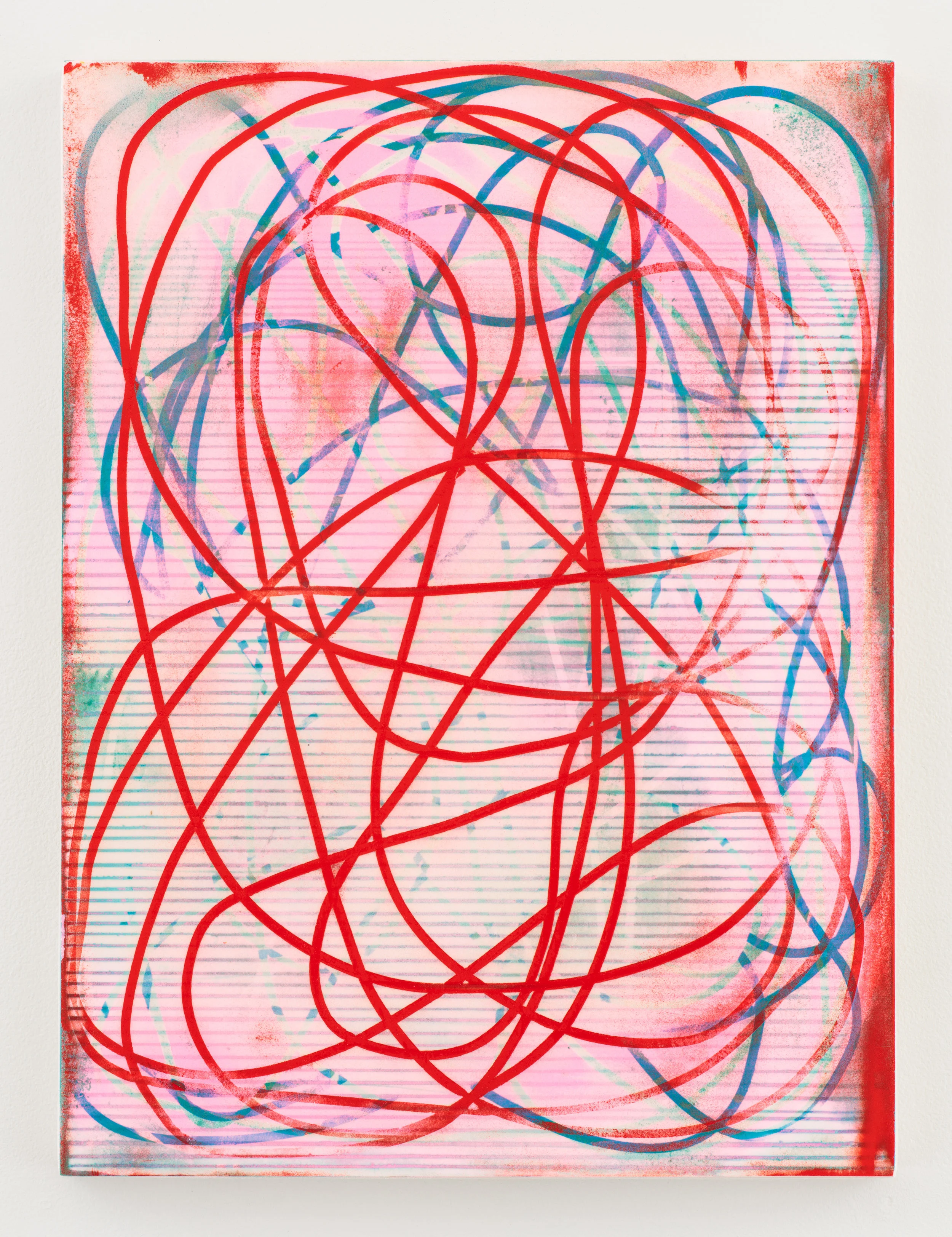 untitled 16 inches x 12 inches acrylic on panel 2017