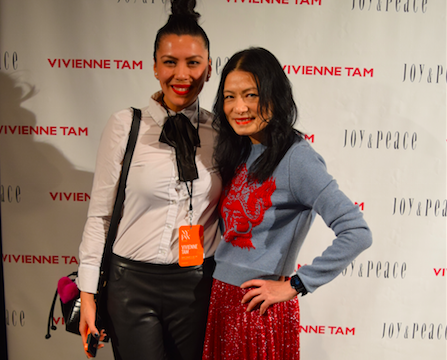With designer Vivienne Tam- she was a pleasure to interview! 