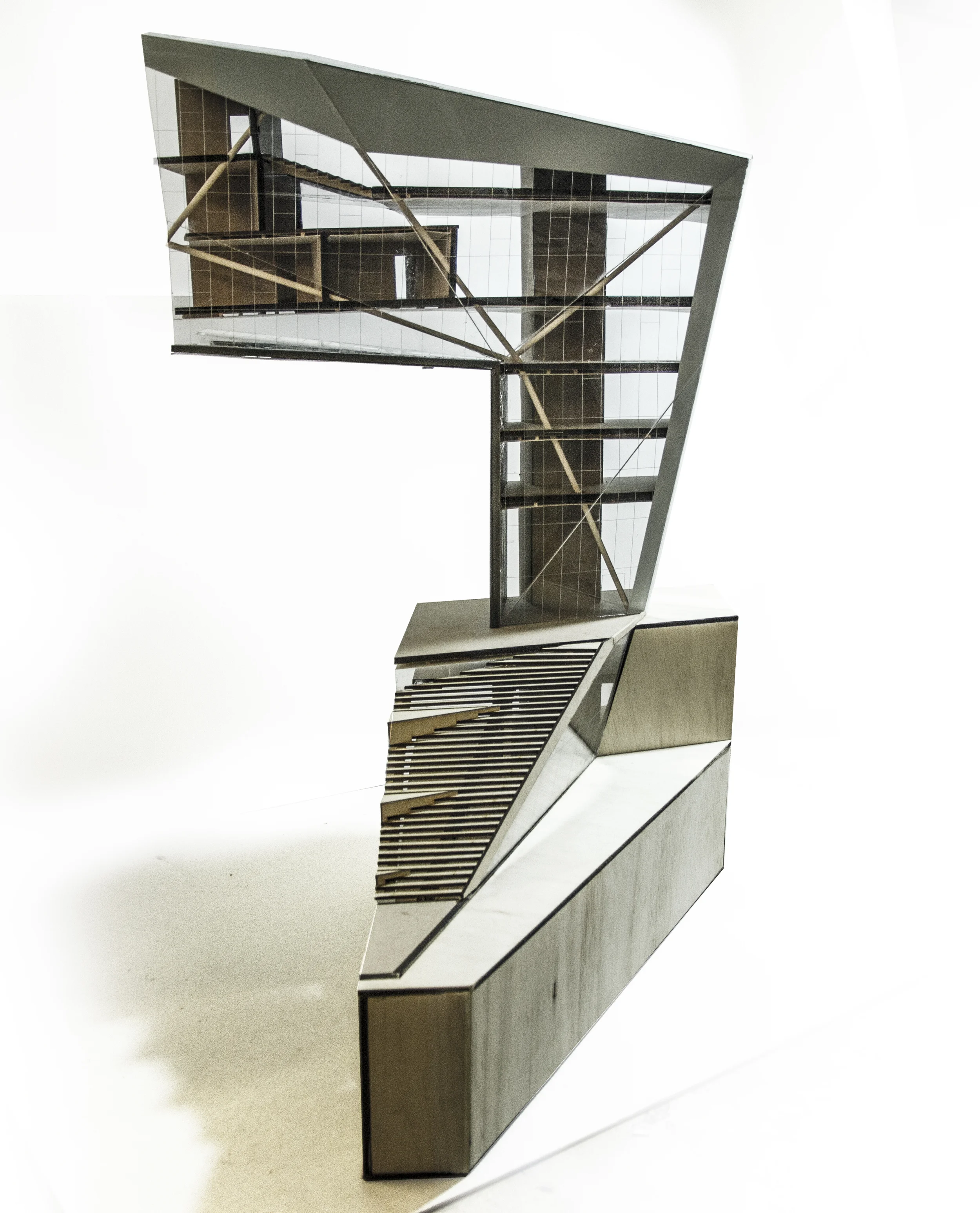 1/4' = 1' physical model