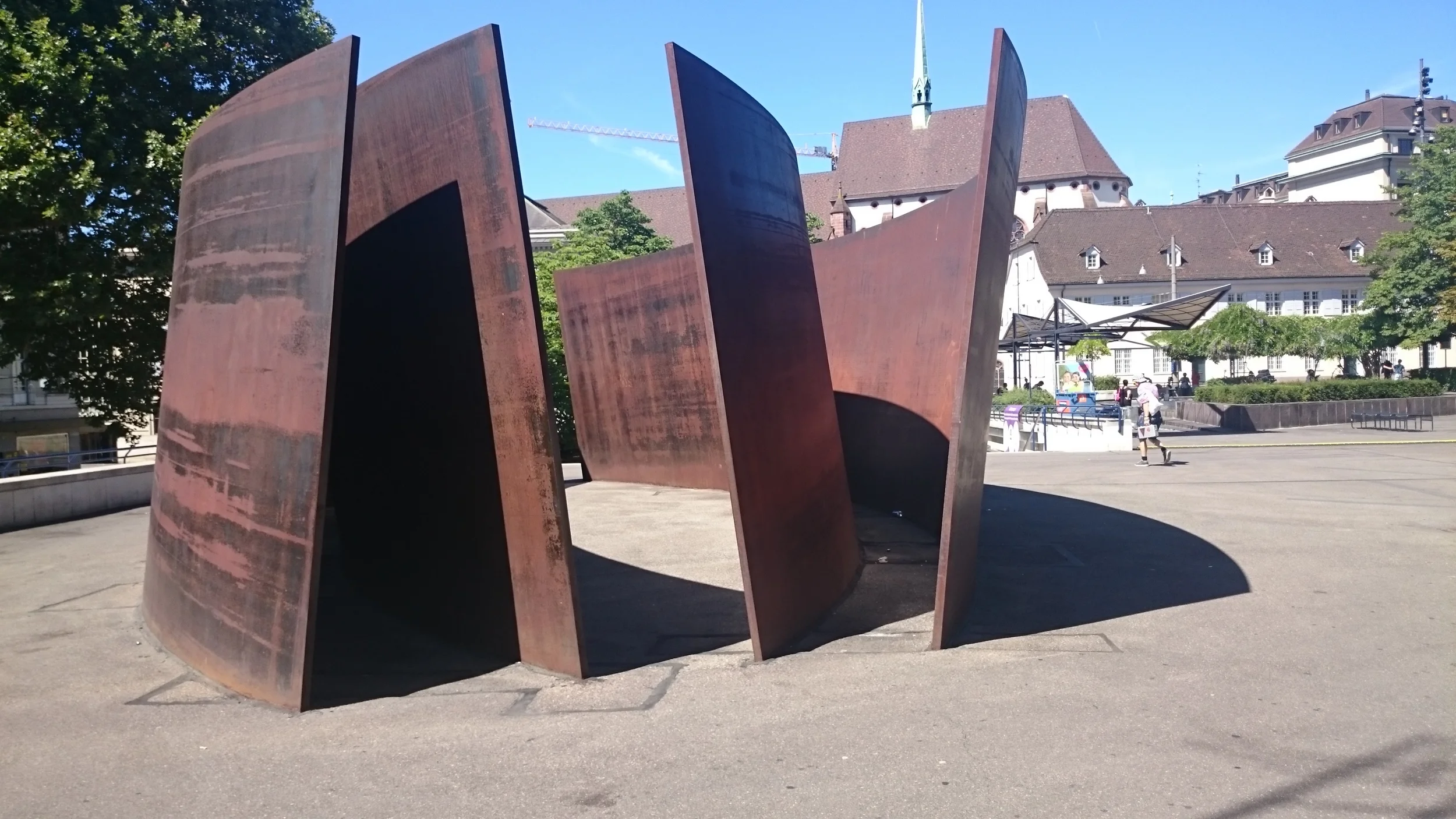 Nice sculptures but smelled like urine when walking inside