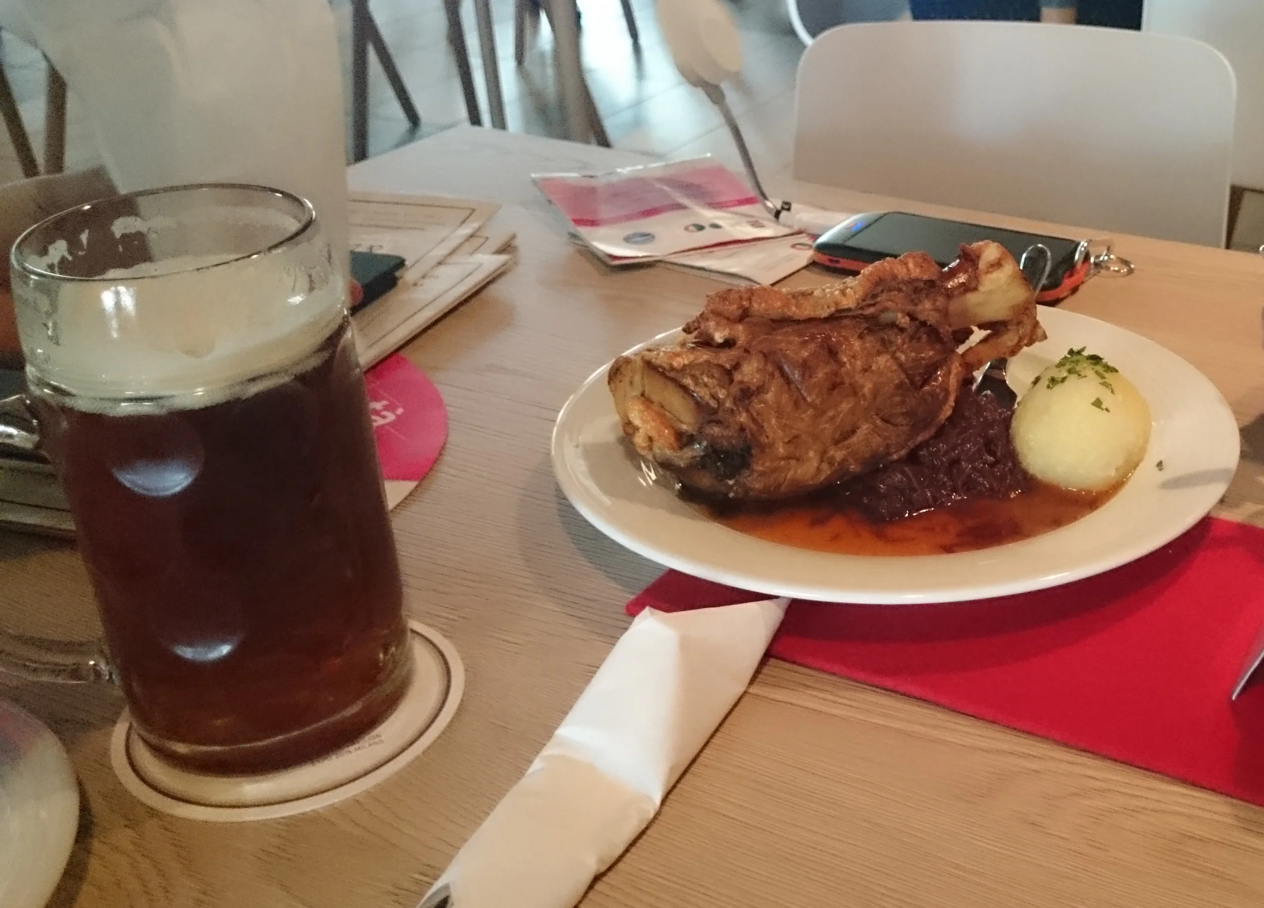 German Schweinshaxe (pork knuckle)