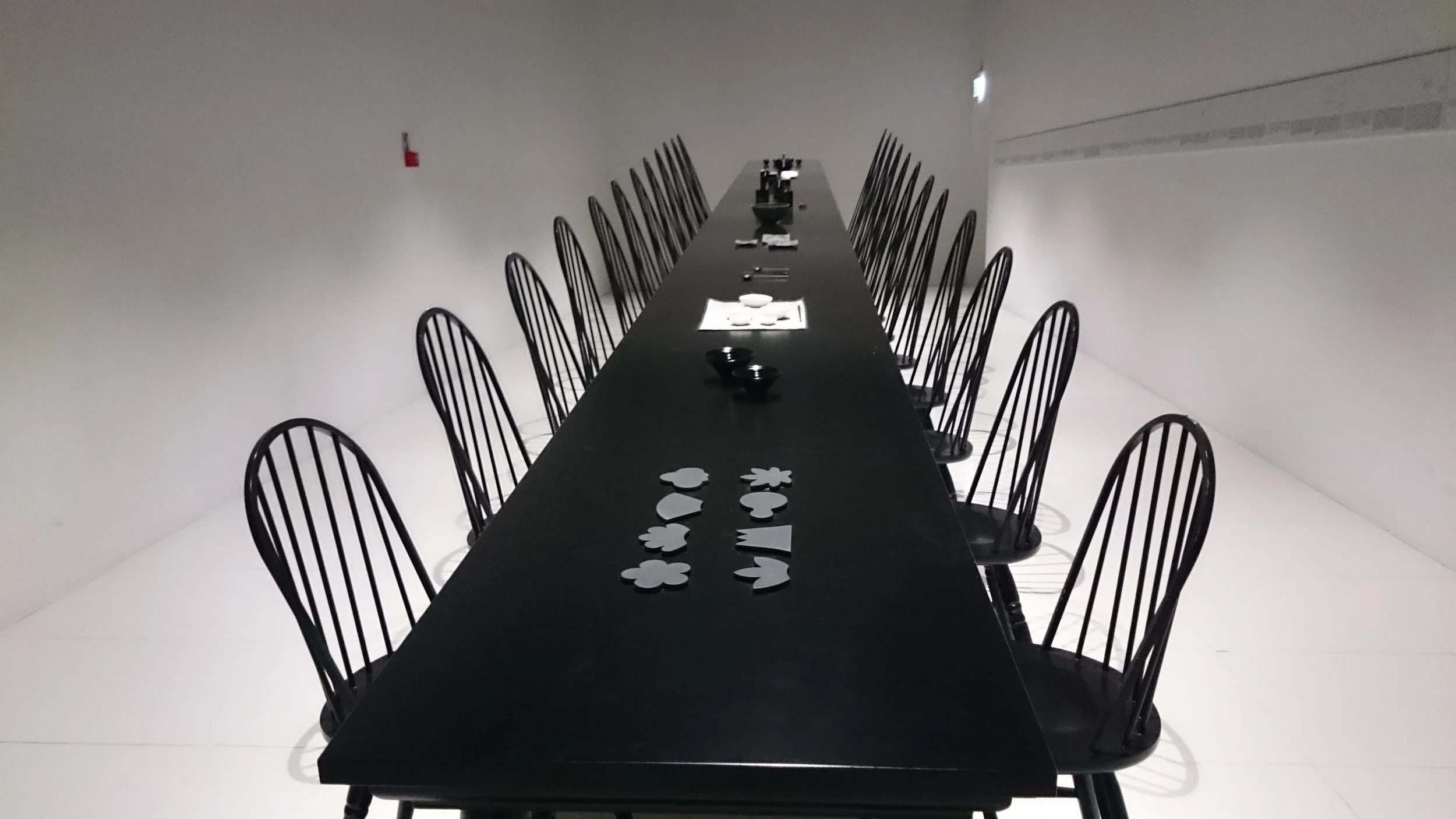 Japan pavilion perspective of dinner table