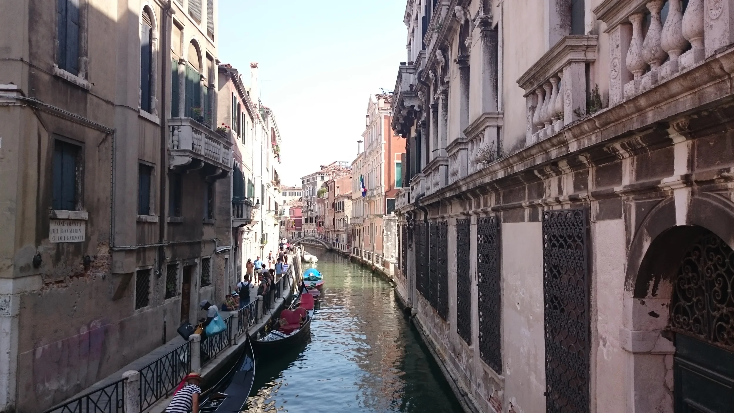 Typical view of venice canals