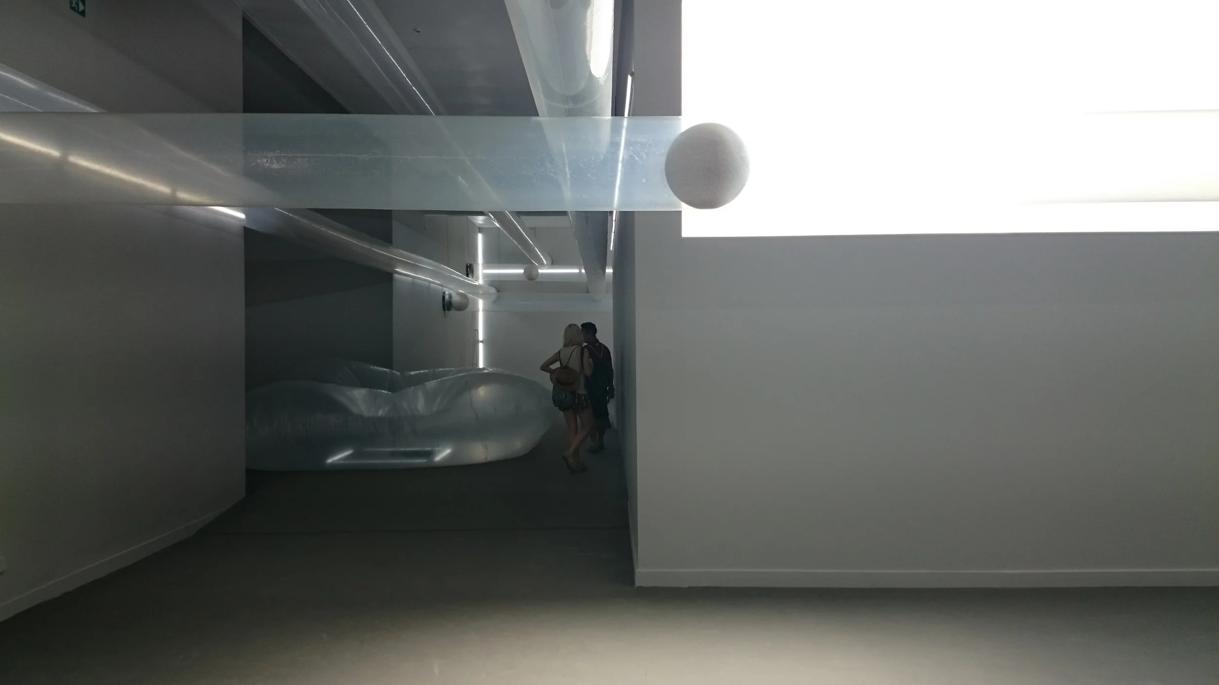 huge floating balls
