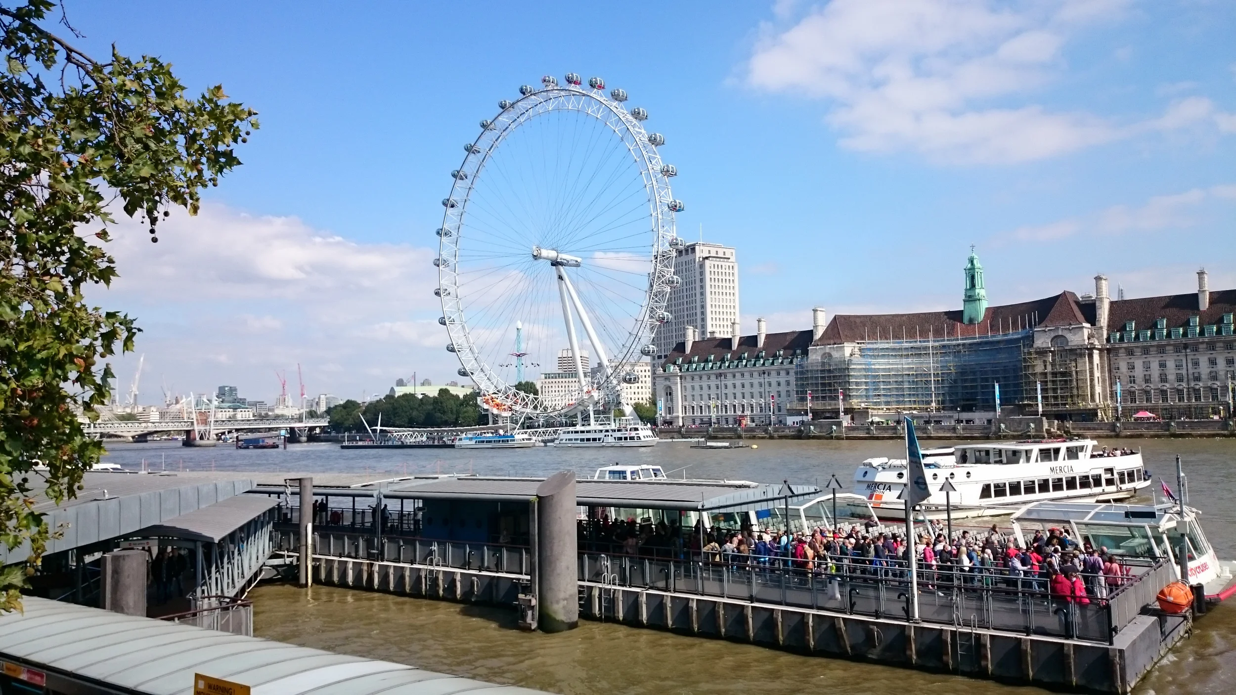 First picture I took in London - London Eye