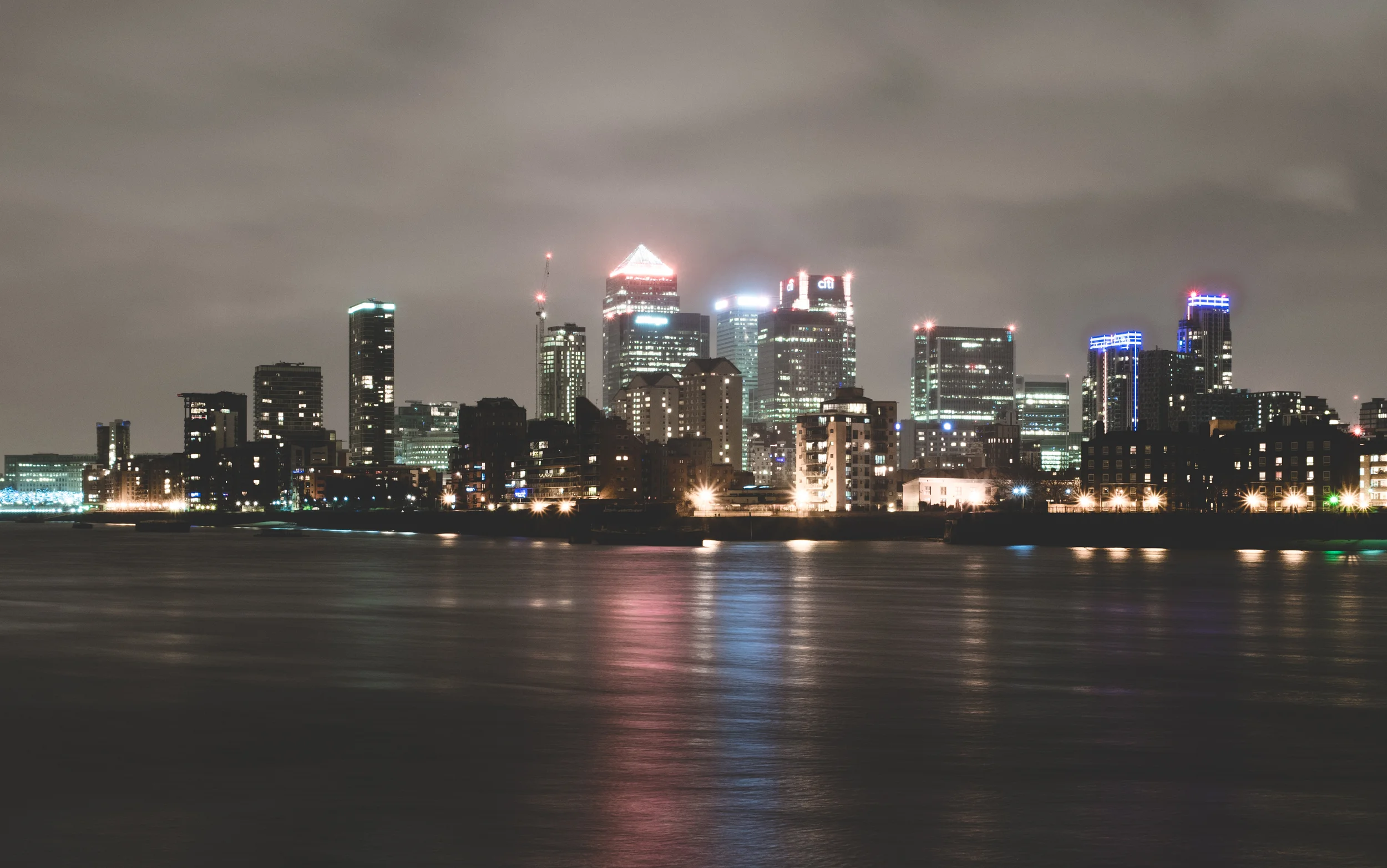 View of Canary Wharf from Greenwich