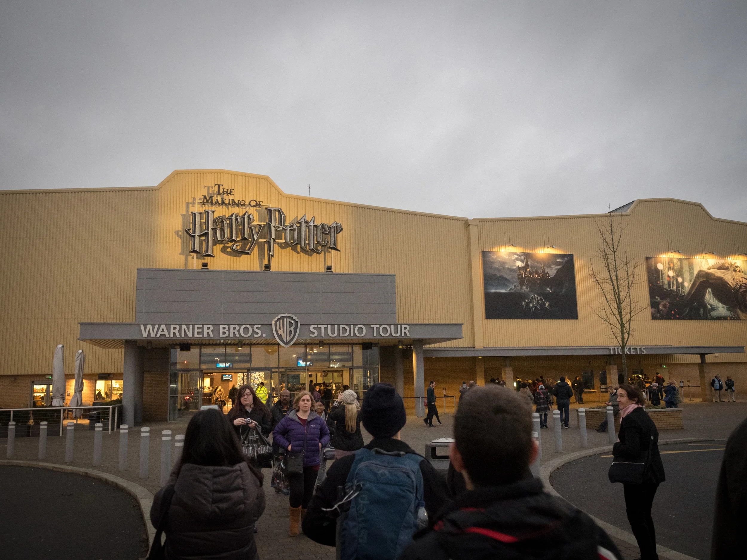 Warner Bros studio entrance!