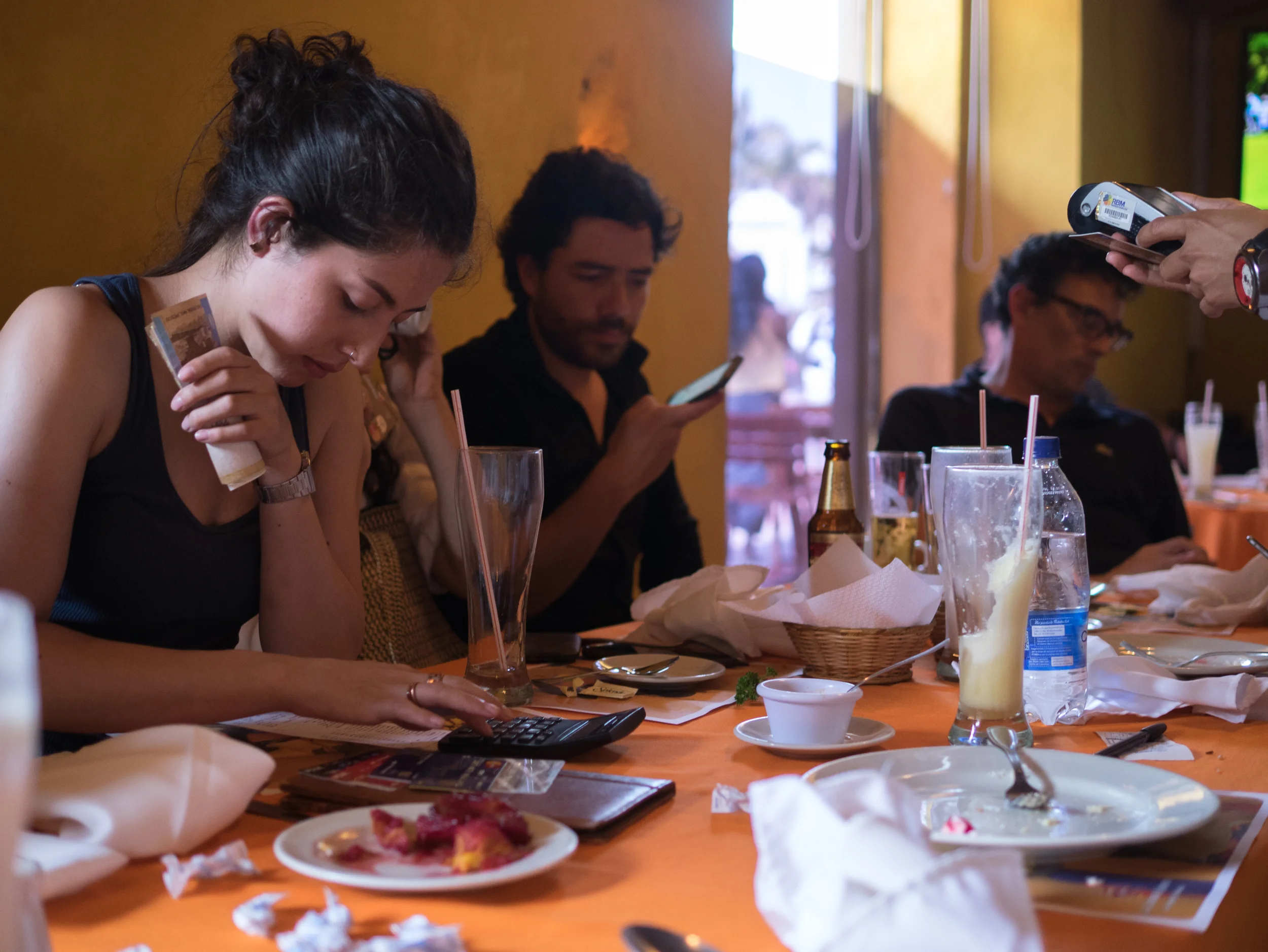 Calculating and splitting the bill