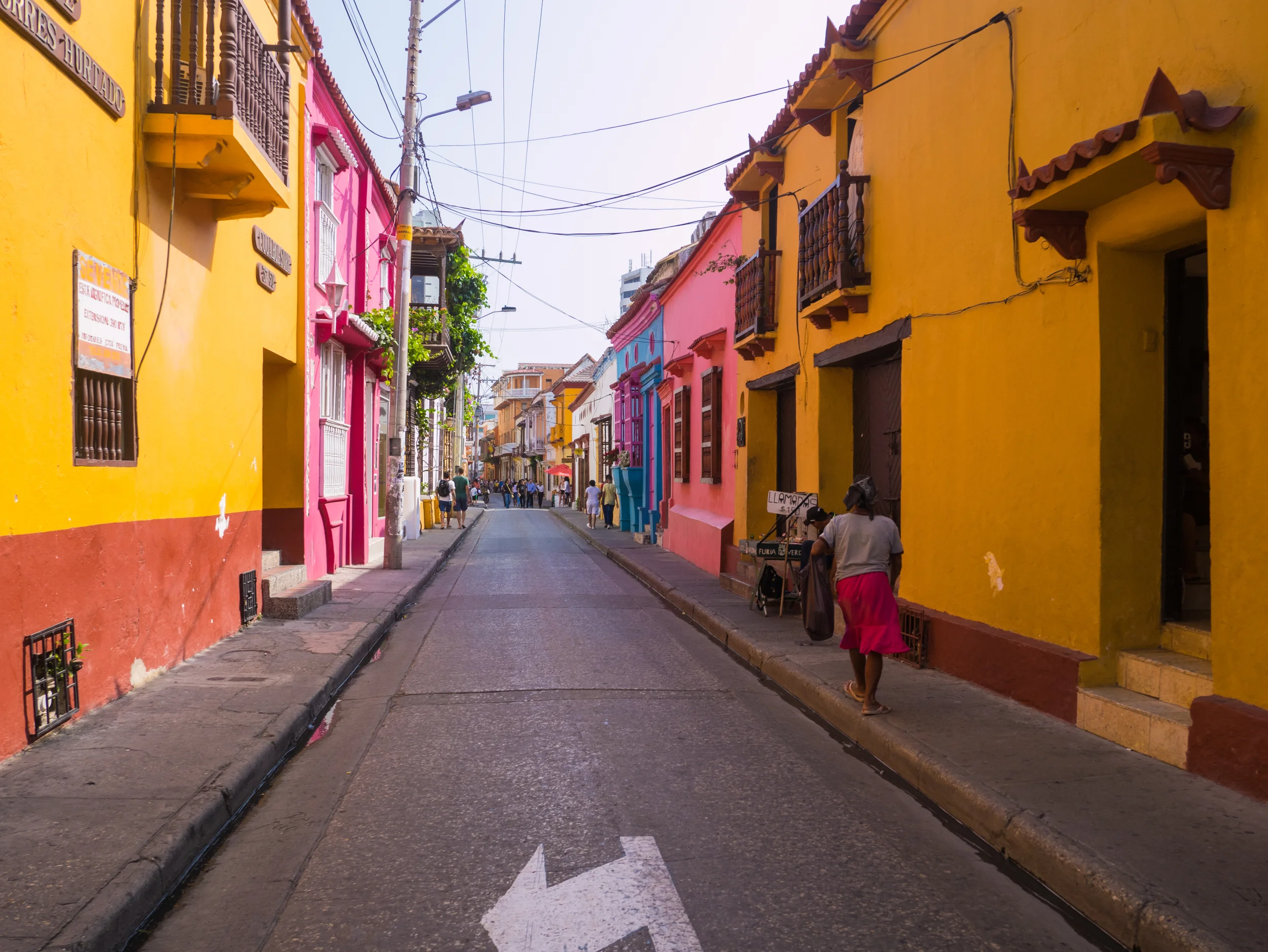 Beautiful streets of Cartagena