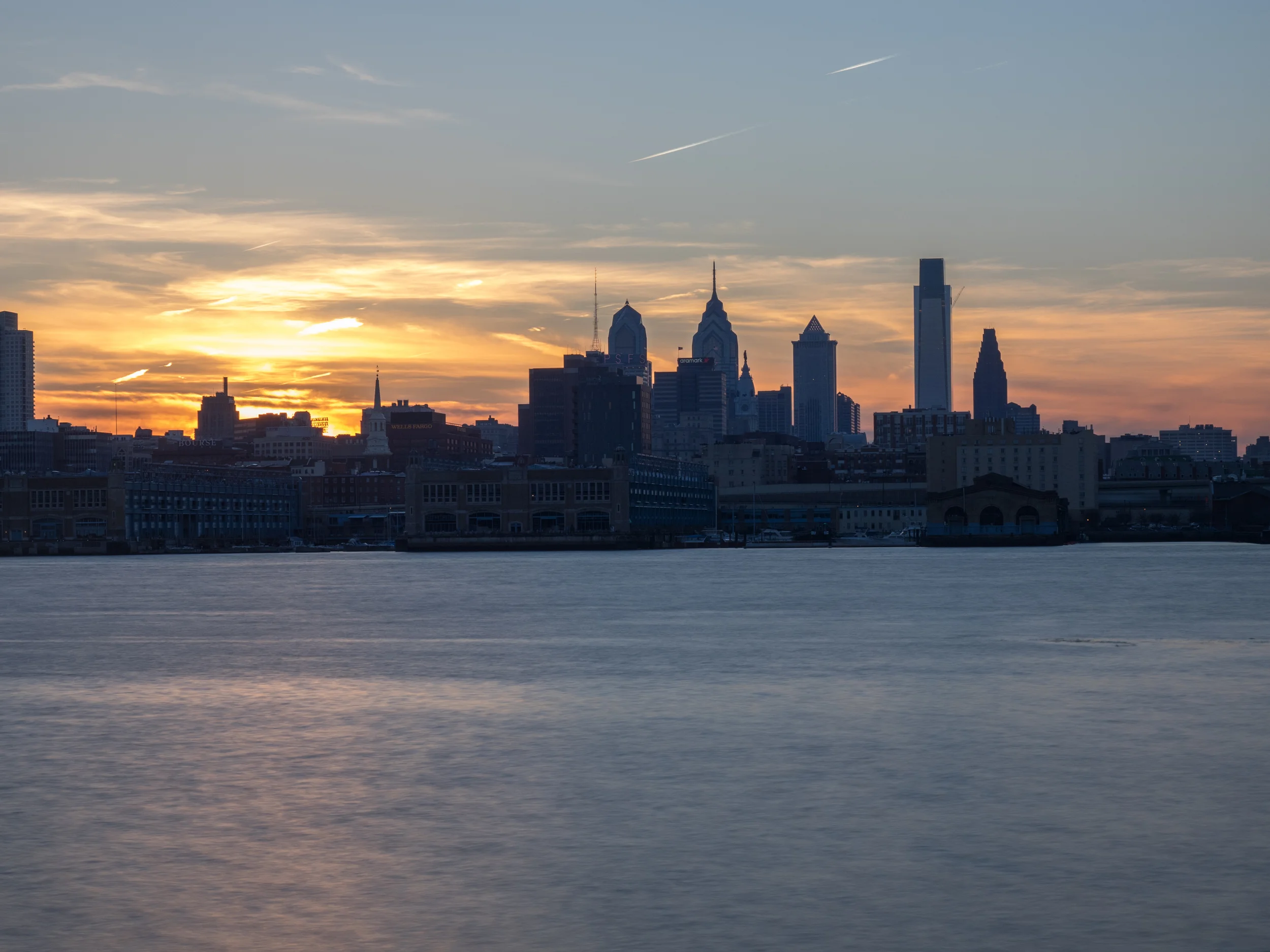 Sunset from New Jersey